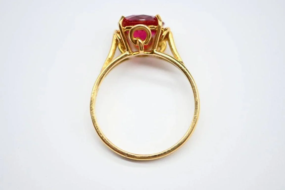 Rubellite Solitaire Ring - Image 6