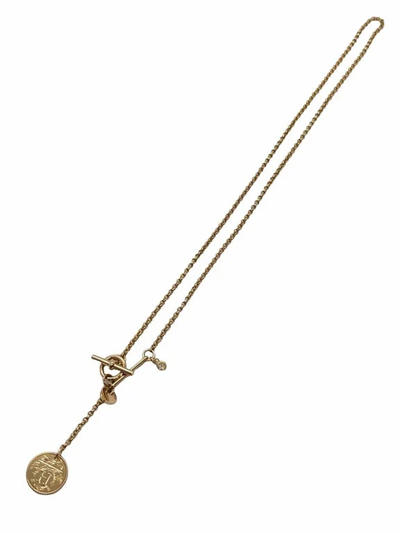 Necklace Hermès Ex-Libris rose gold - Image 3