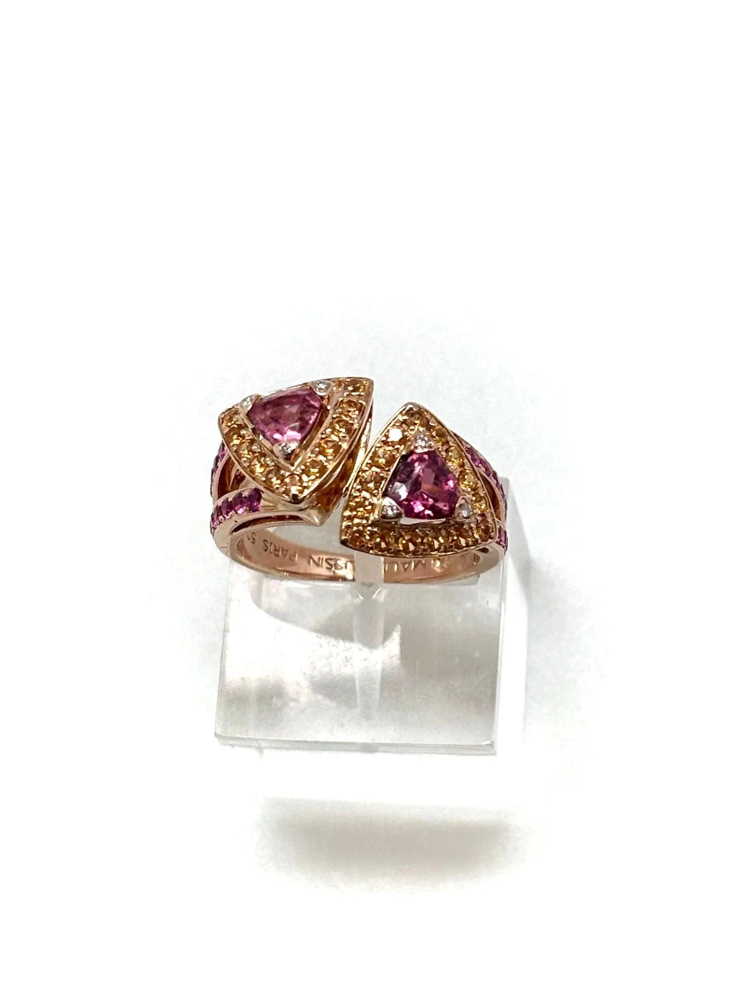 MAUBOUSSIN - SUBTILE DUALITE rose gold ring - Image 3