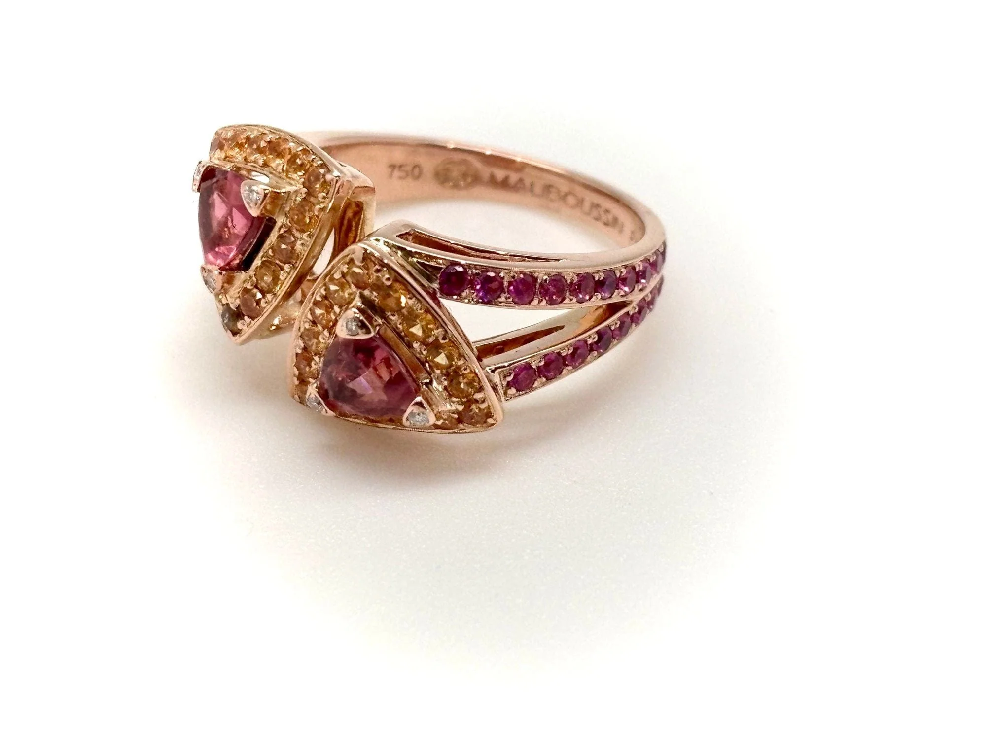 MAUBOUSSIN - SUBTILE DUALITE rose gold ring - Image 4