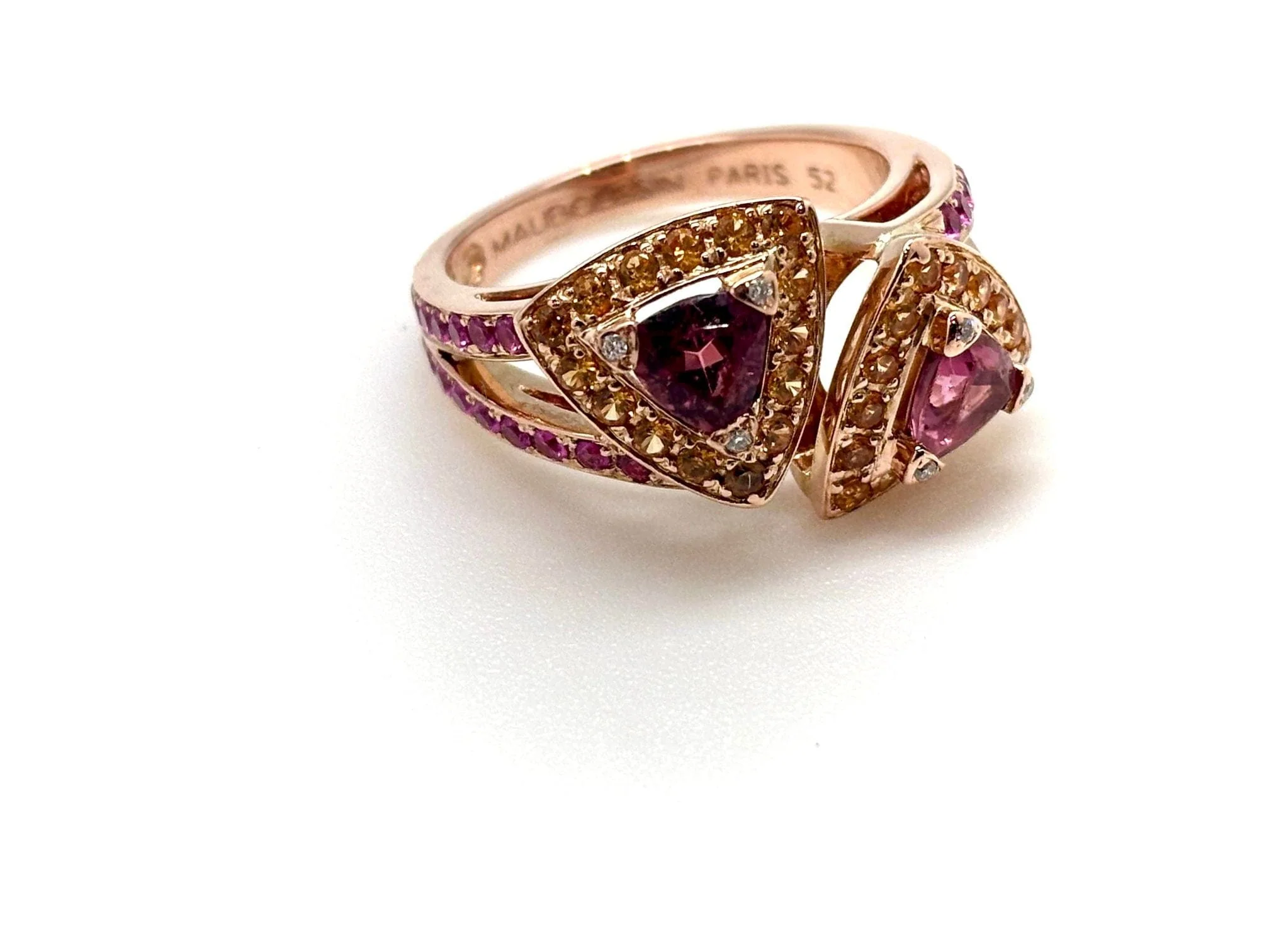 MAUBOUSSIN - SUBTILE DUALITE rose gold ring - Image 6