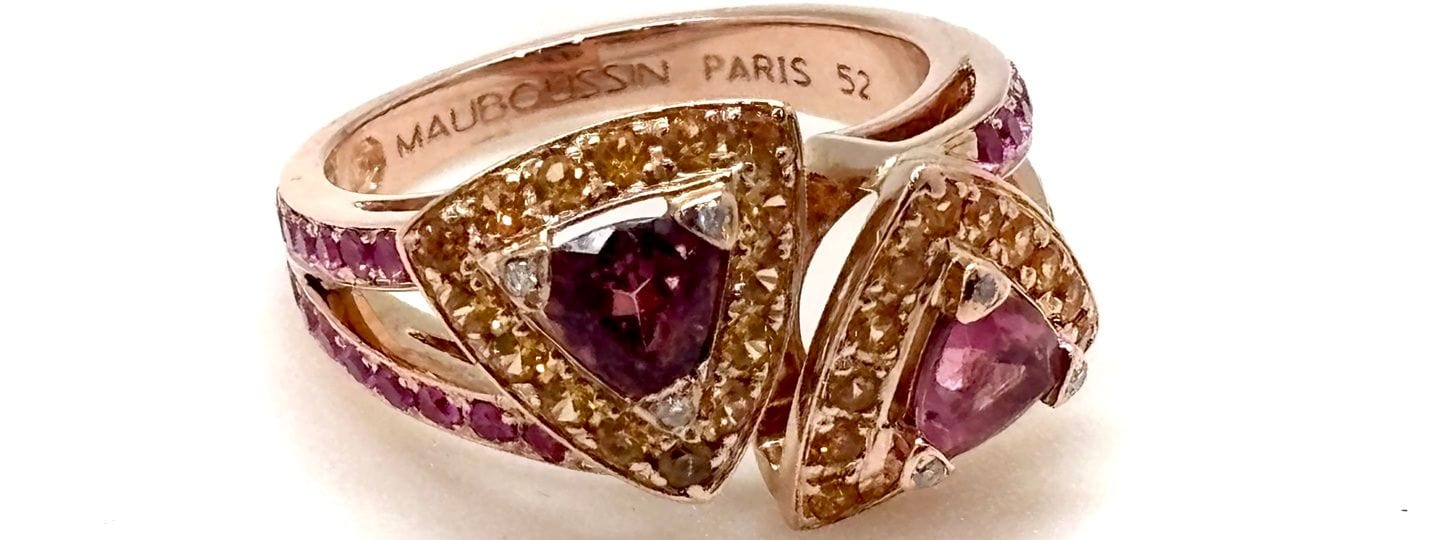 MAUBOUSSIN - SUBTILE DUALITE rose gold ring - Image 7
