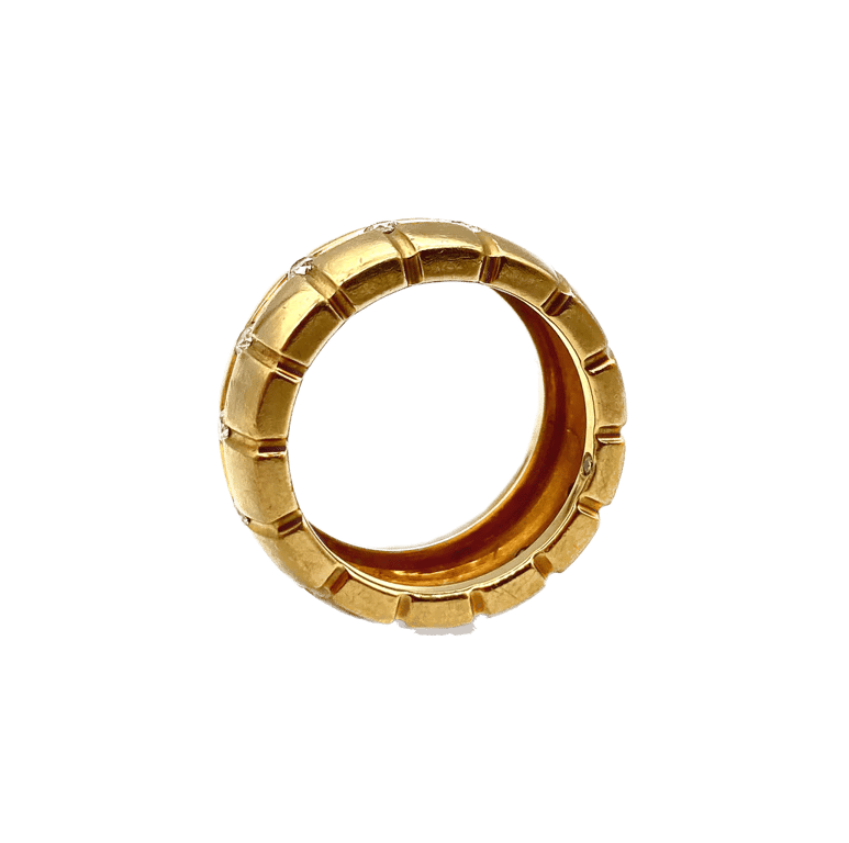 De Beers - 18k yellow gold ring with diamonds  - Image 3
