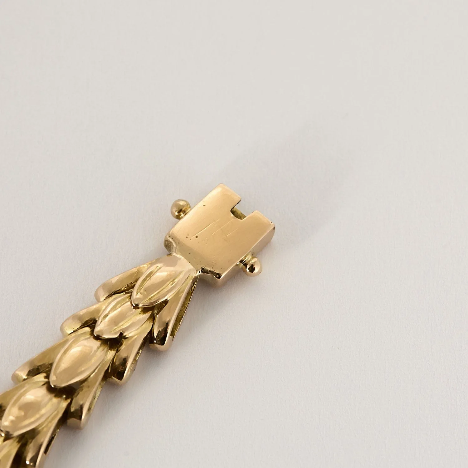 Esmeralda bracelet in rose gold and emeralds  - Image 4
