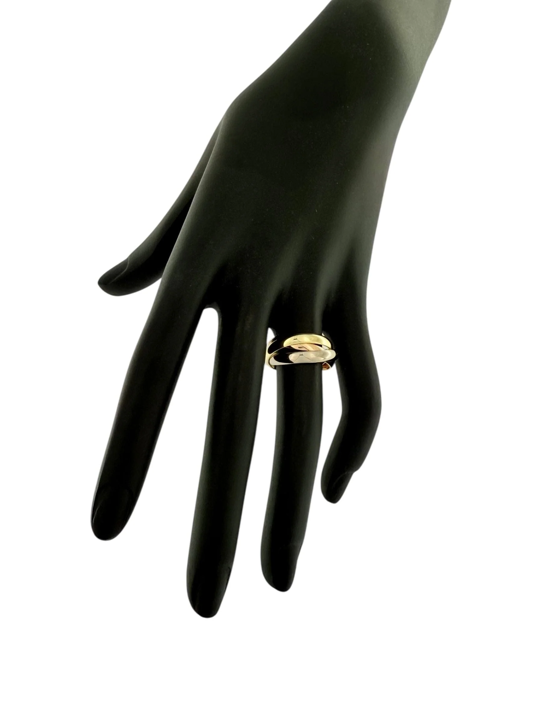Triple gold ring Trinity of Cartier - Image 10
