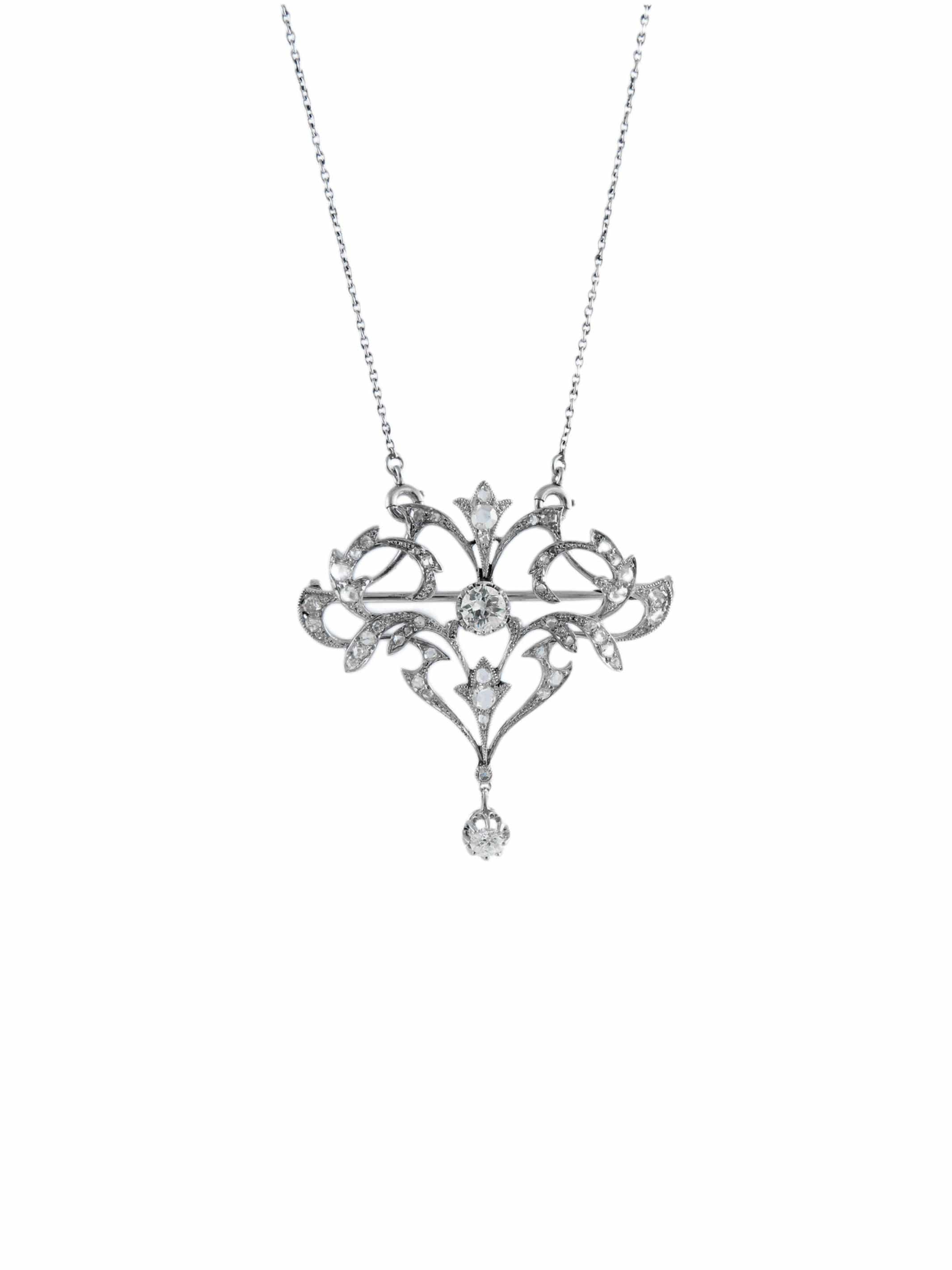 Belle Epoque Diamond Pendant