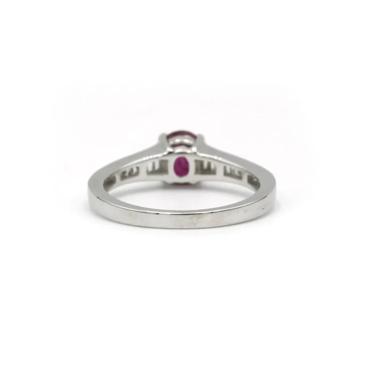 Gold, diamond and ruby ring - Image 3