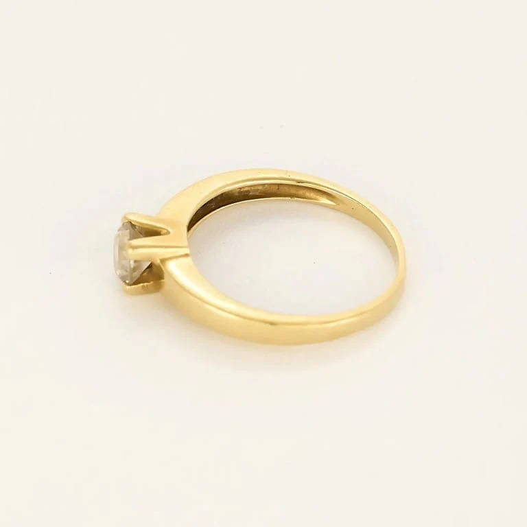Solitaire yellow diamond gold - Image 4