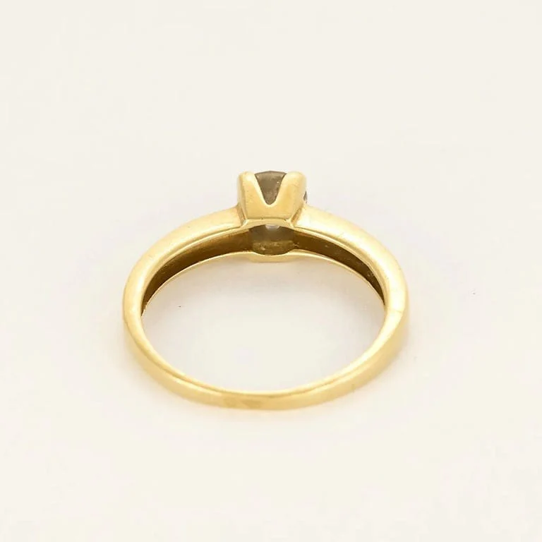 Solitaire yellow diamond gold - Image 5