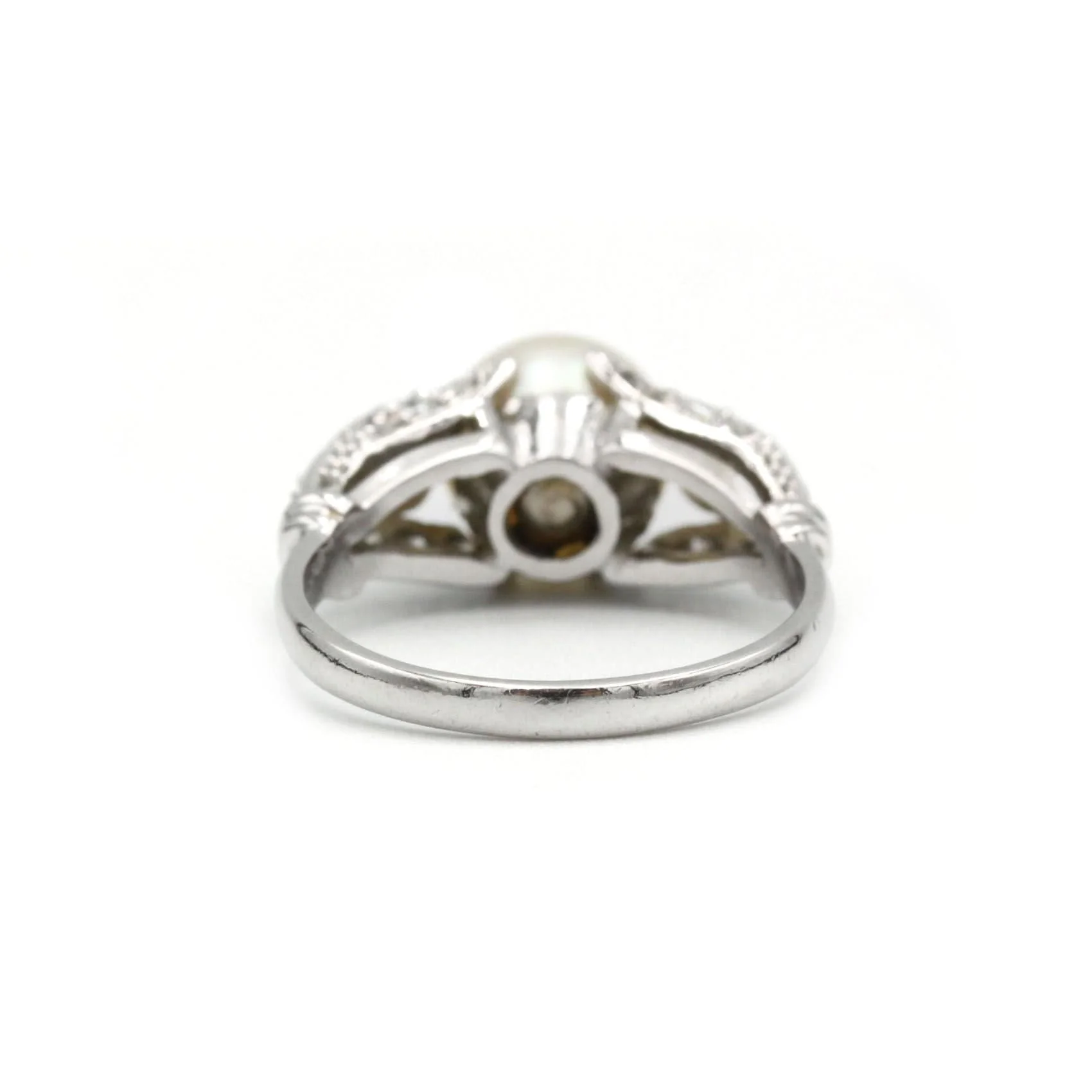 Gold, diamond and pearl ring - Image 5