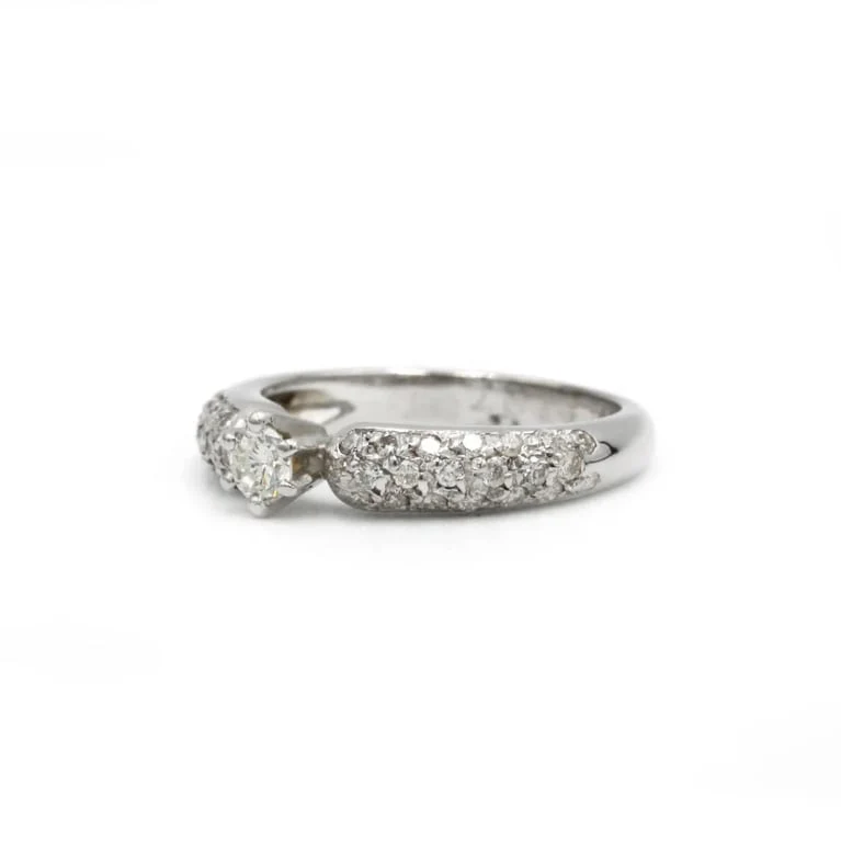 Ring - White gold and diamonds - Image 2
