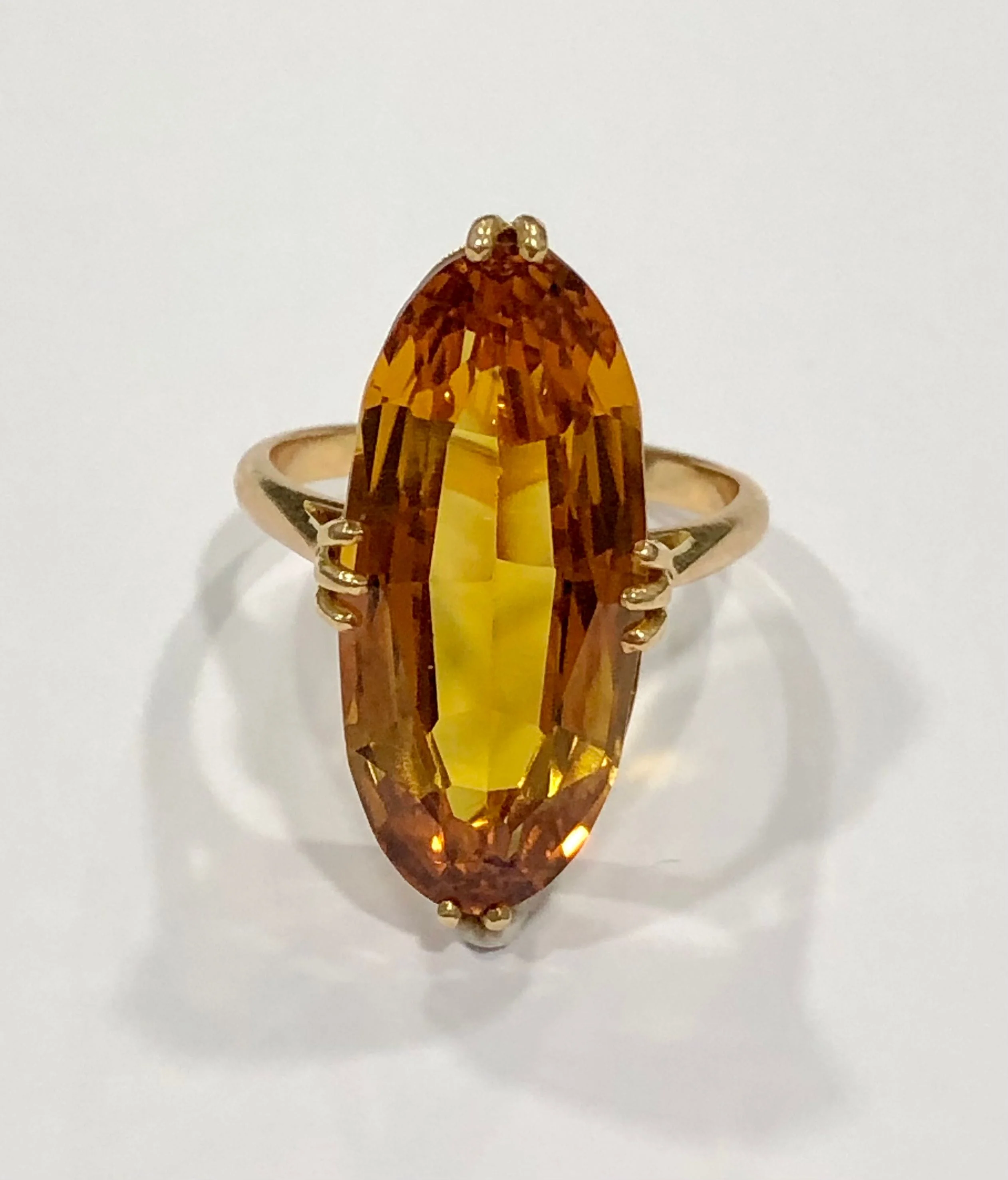 Sublime orange citrine ring - Image 3