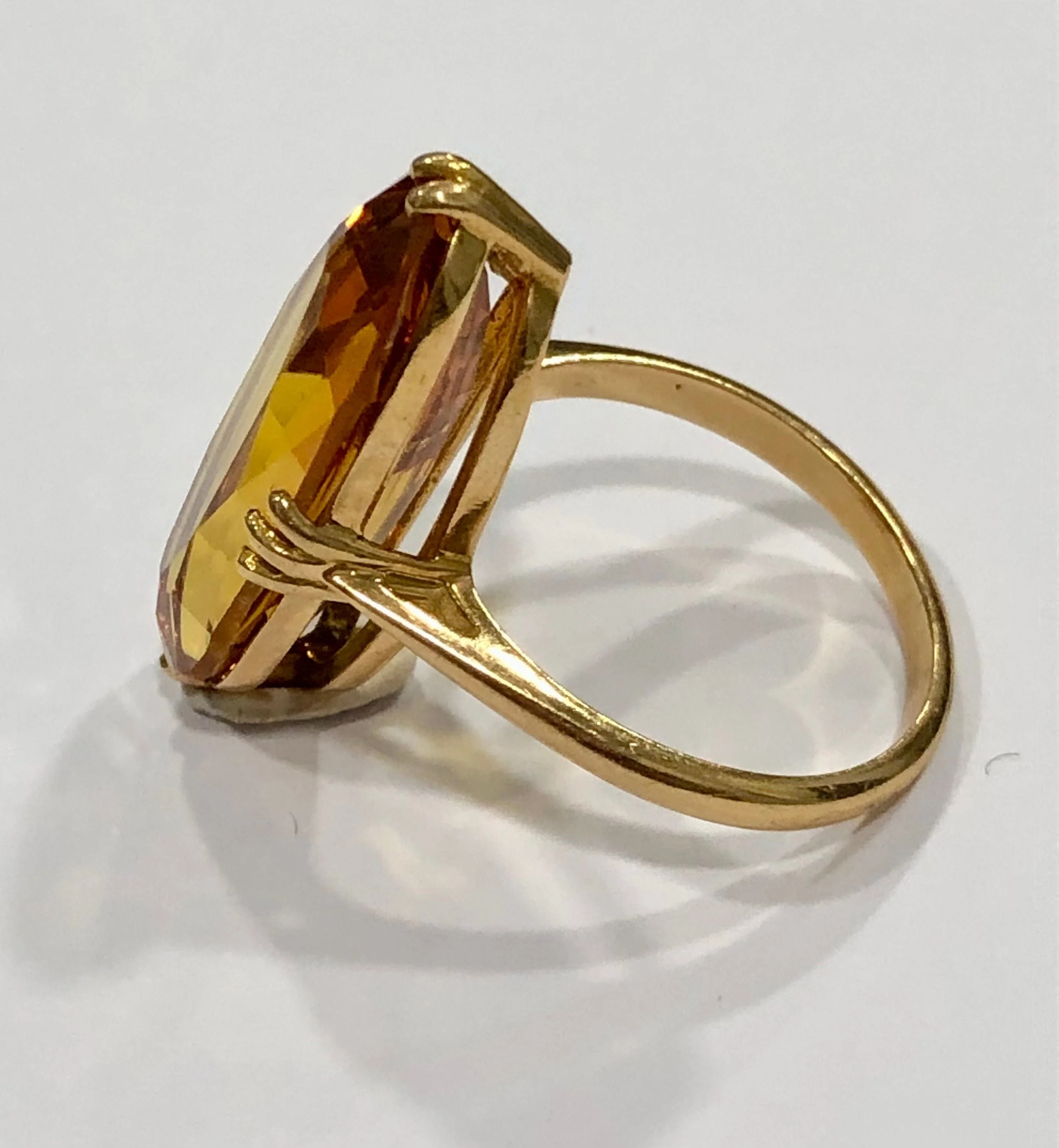 Sublime orange citrine ring - Image 4