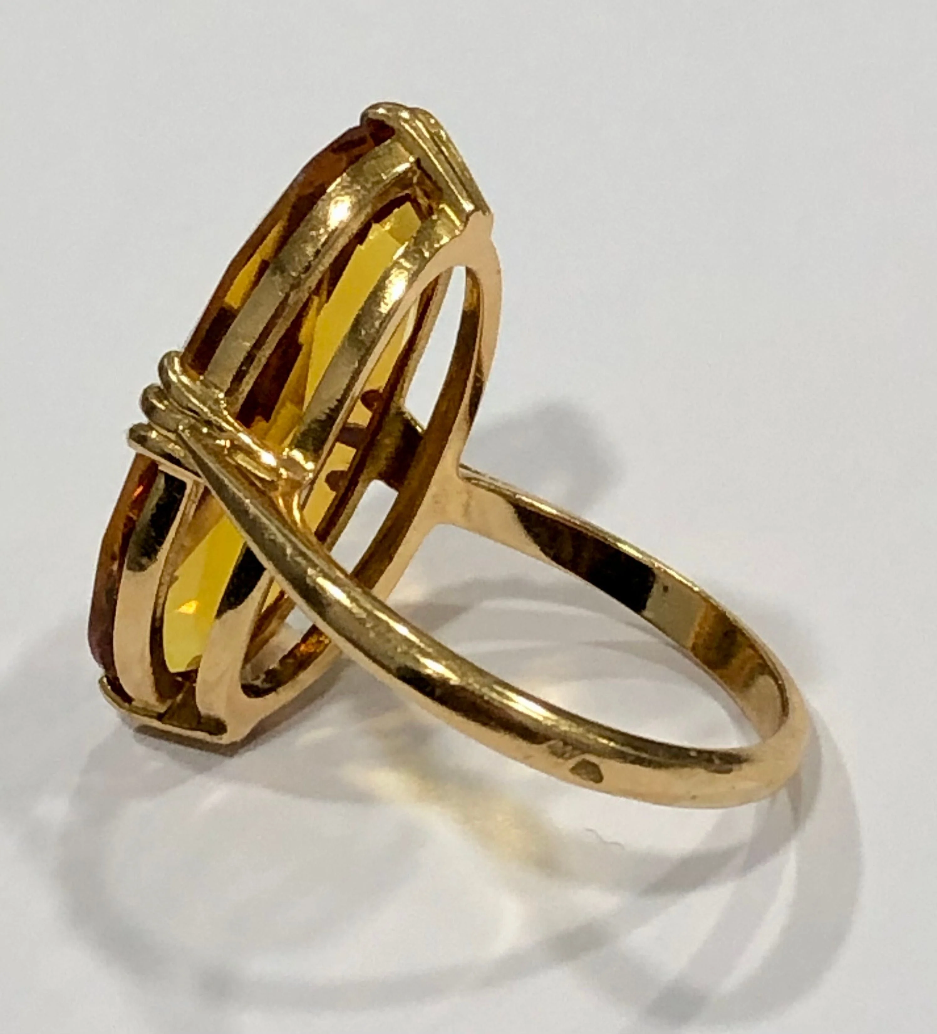 Sublime orange citrine ring - Image 5