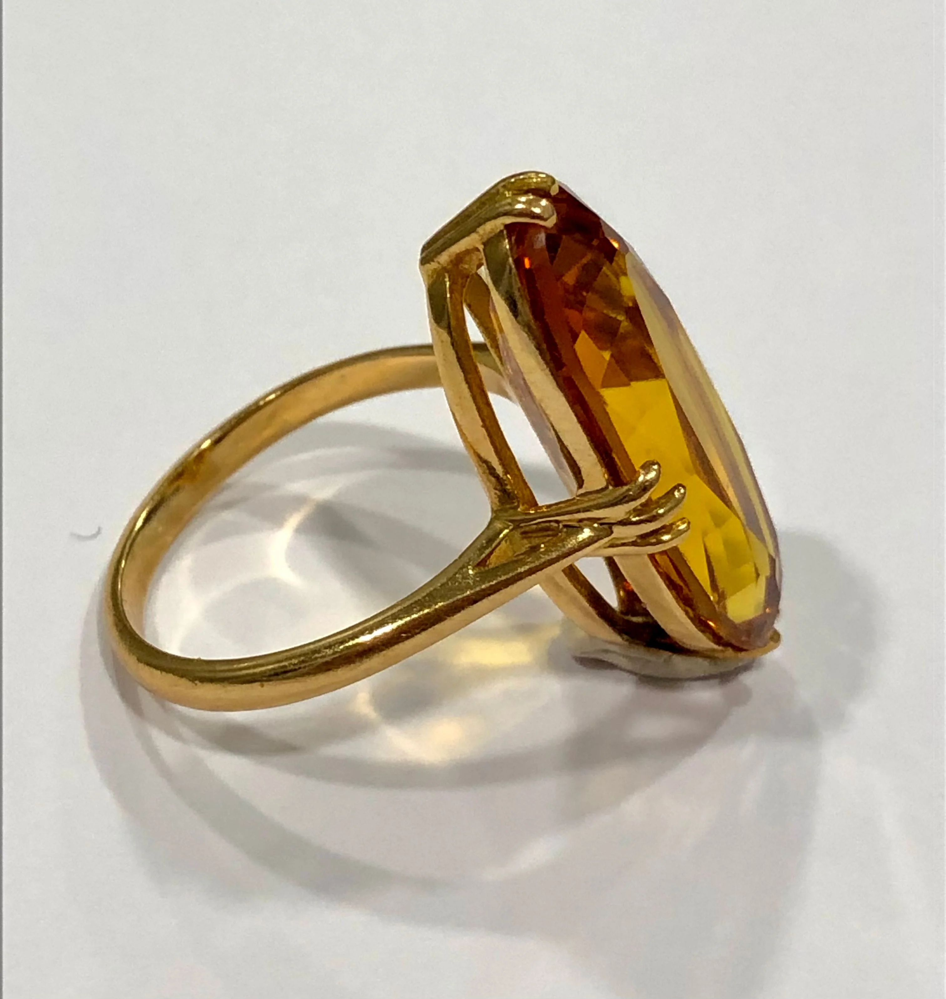 Sublime orange citrine ring - Image 7
