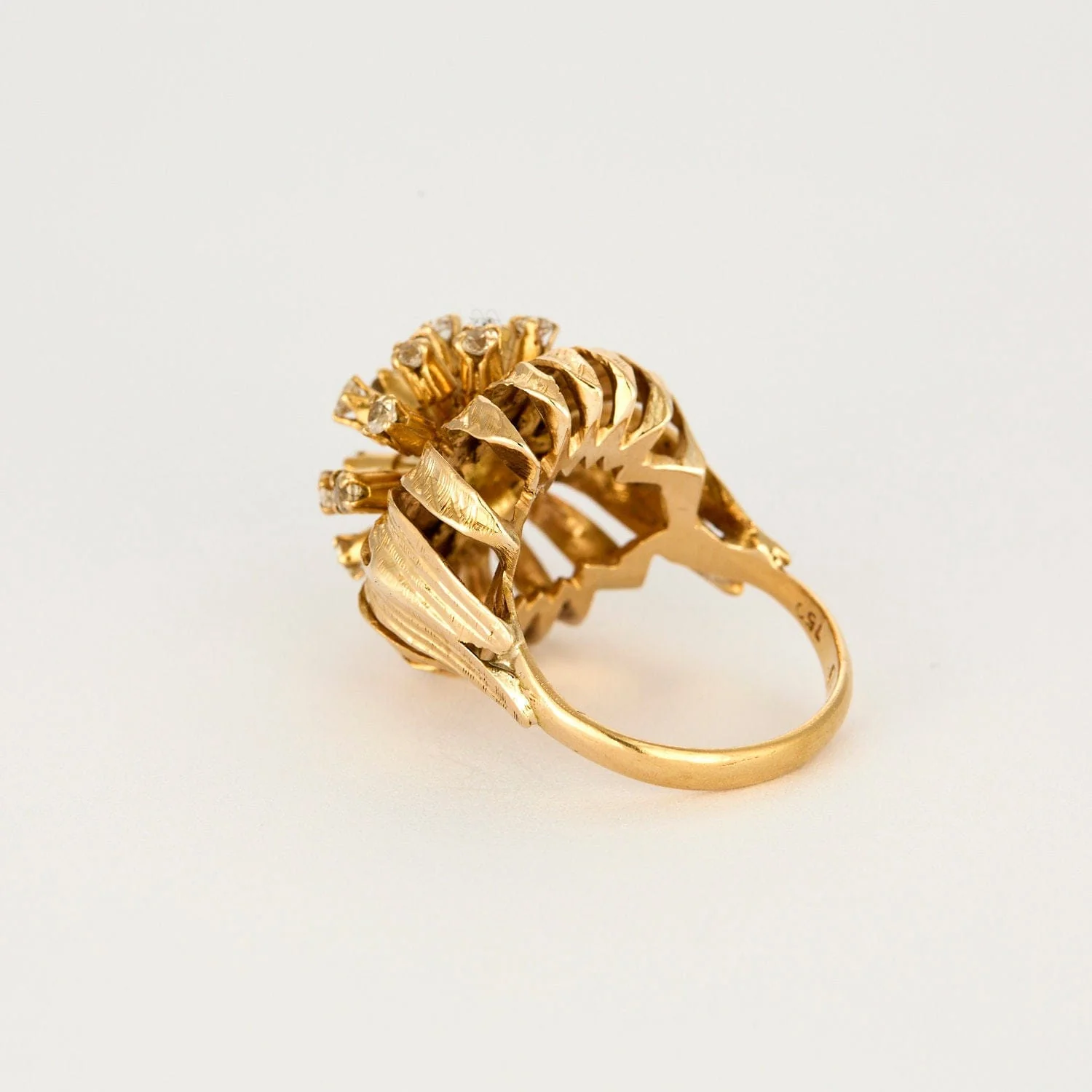 Rose Gold Dome Ring - Image 2