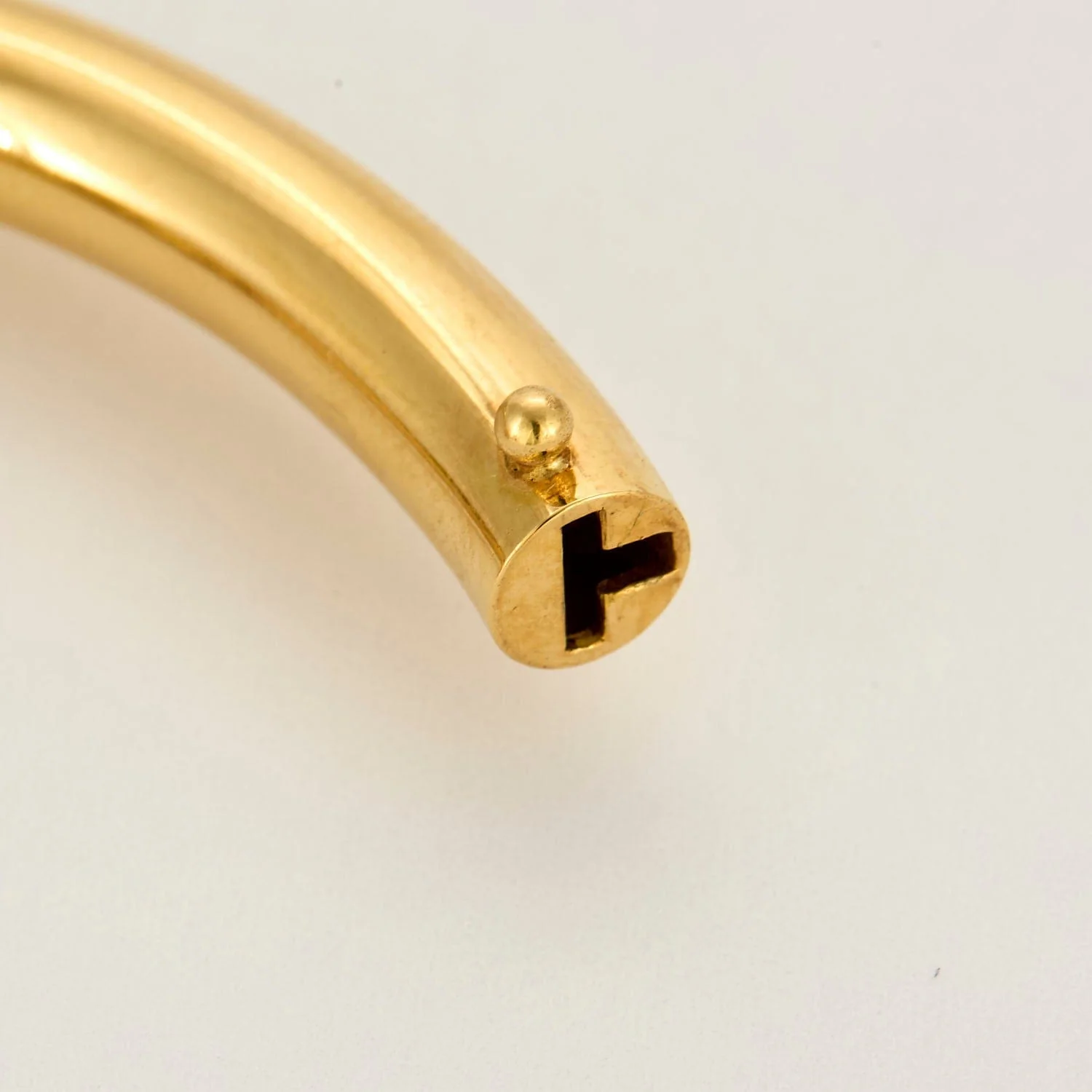 Yellow gold ram's head bracelet - Image 5