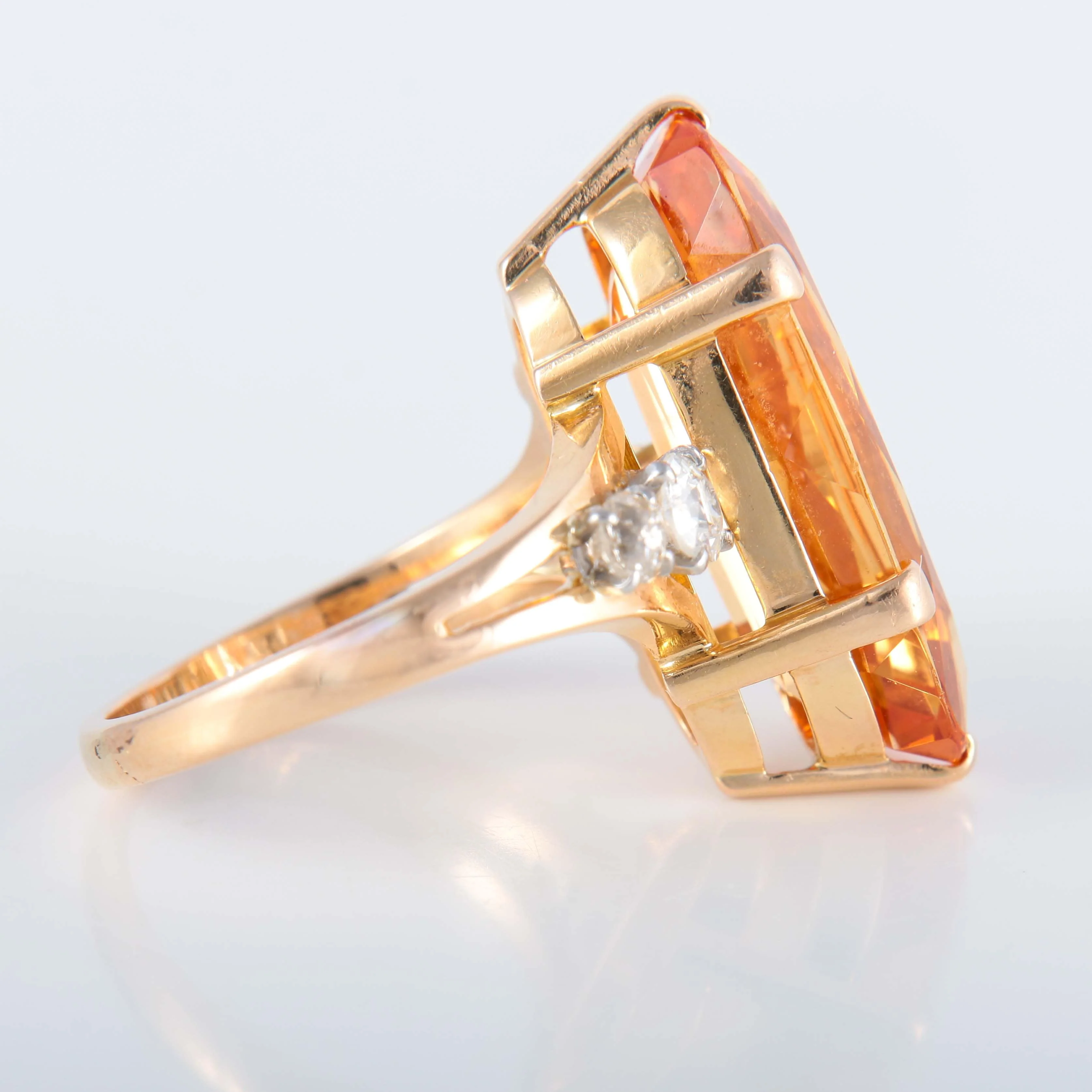 Citrine Diamond Ring - Image 8