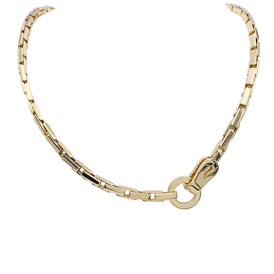 Necklace Cartier, "Agrafe", yellow gold. - Image 3
