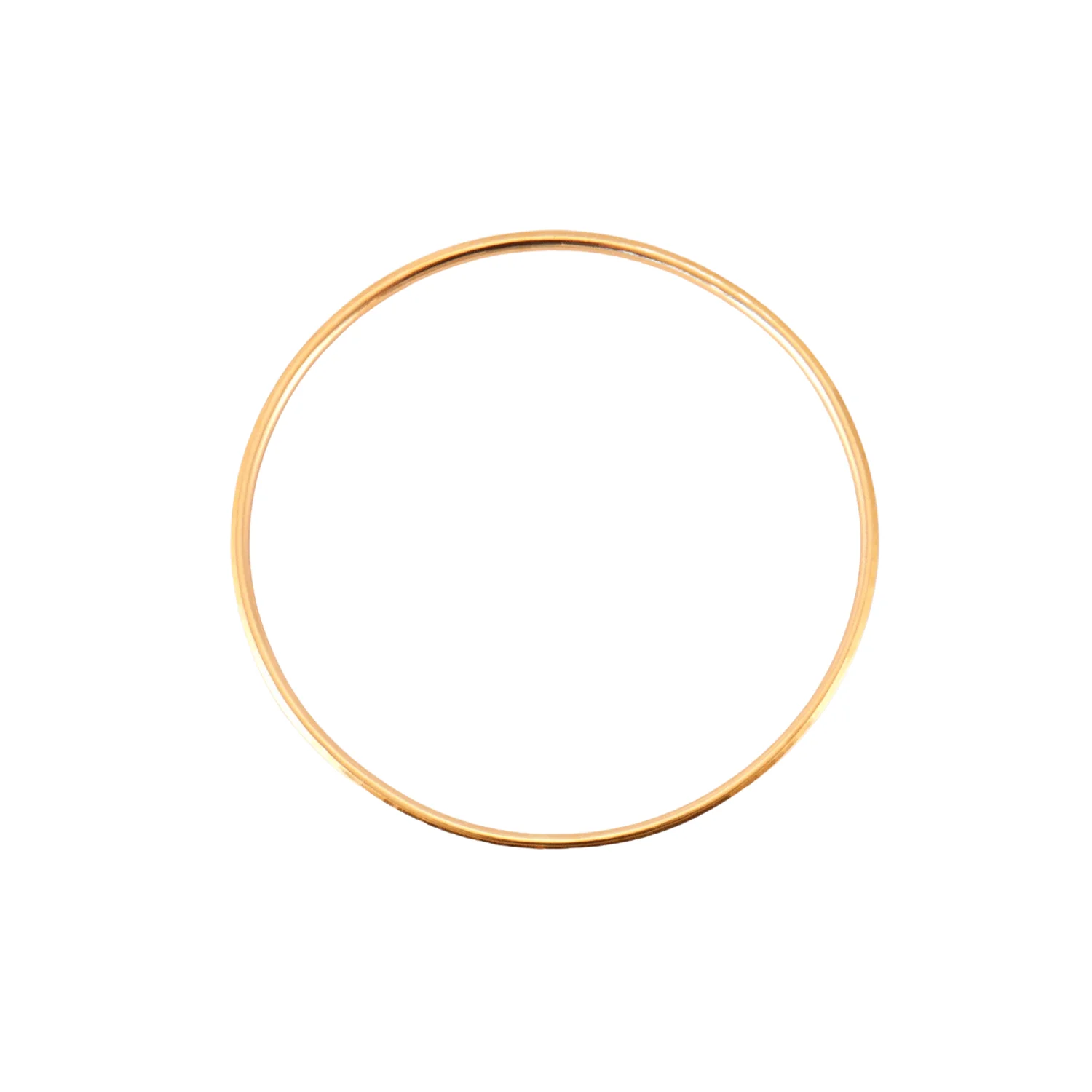 Rose gold bangle bracelet
