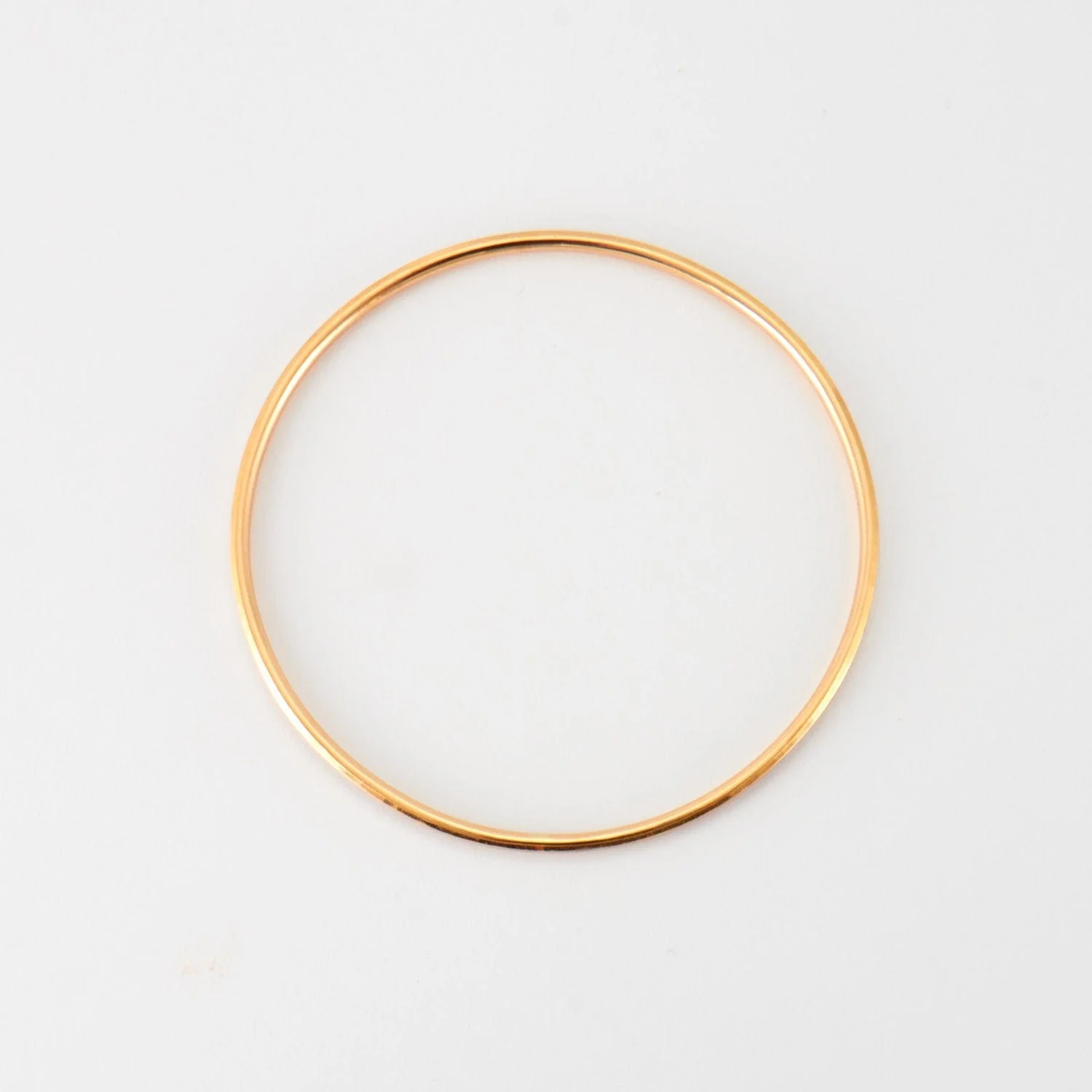 Rose gold bangle bracelet - Image 2