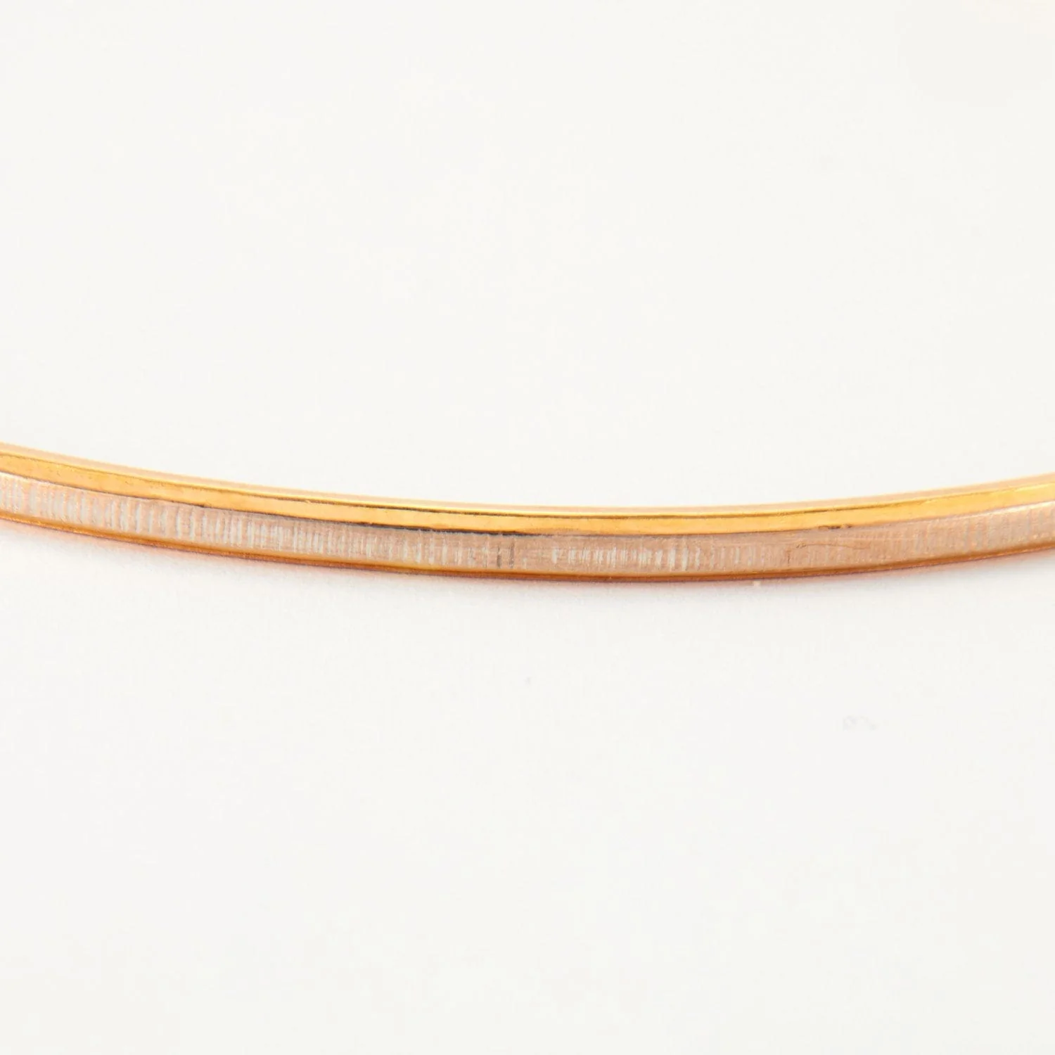 Rose gold bangle bracelet - Image 4