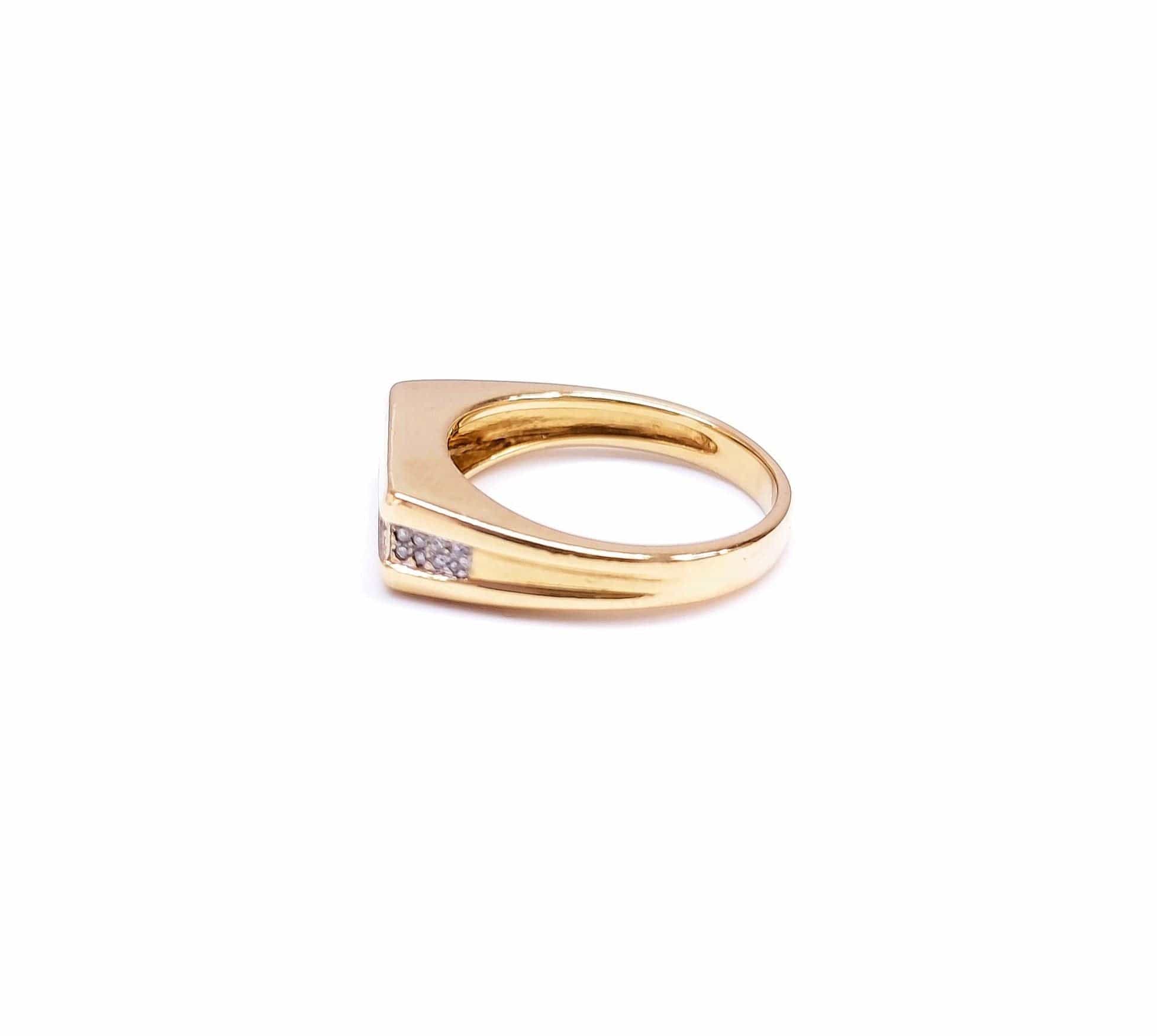 Bangle ring, yellow gold, diamonds - Image 4
