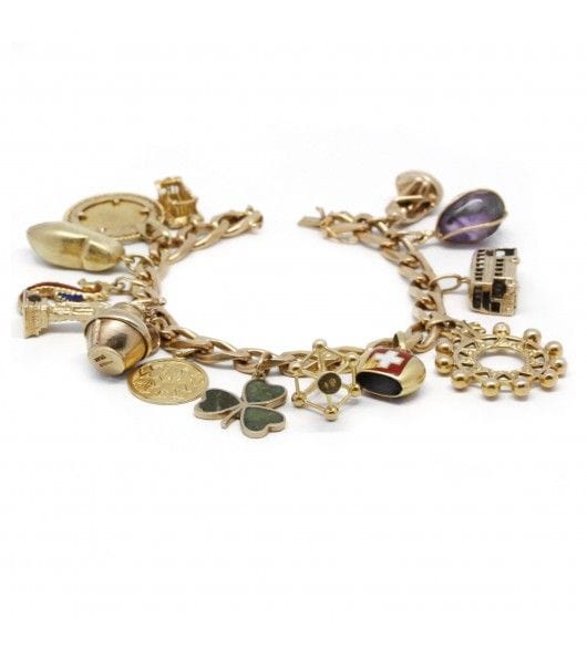 Gold Charms Bracelet