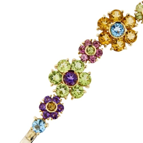 Bracelet adorned with colorful stones  - Image 5