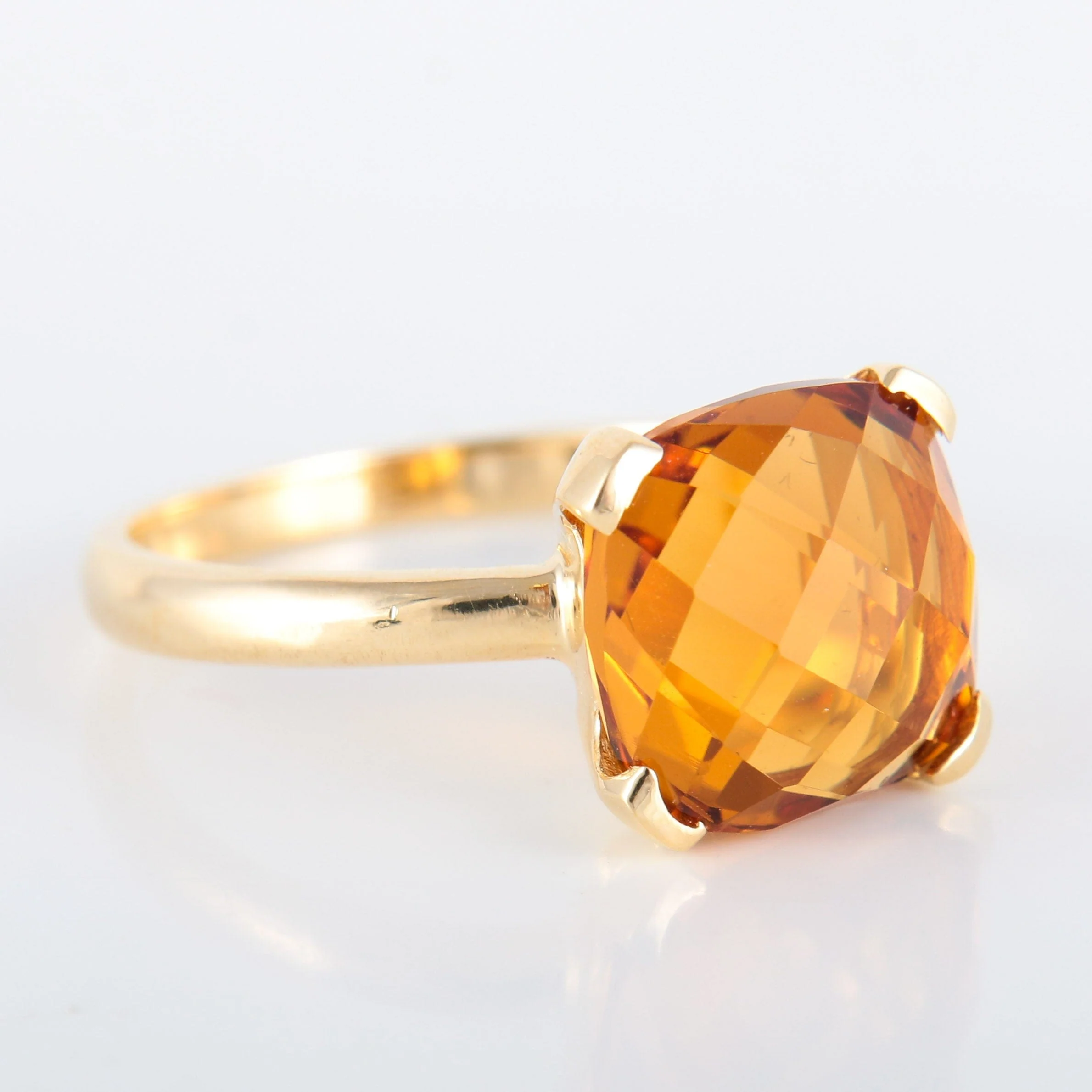 Citrine Solitaire Ring - Image 10