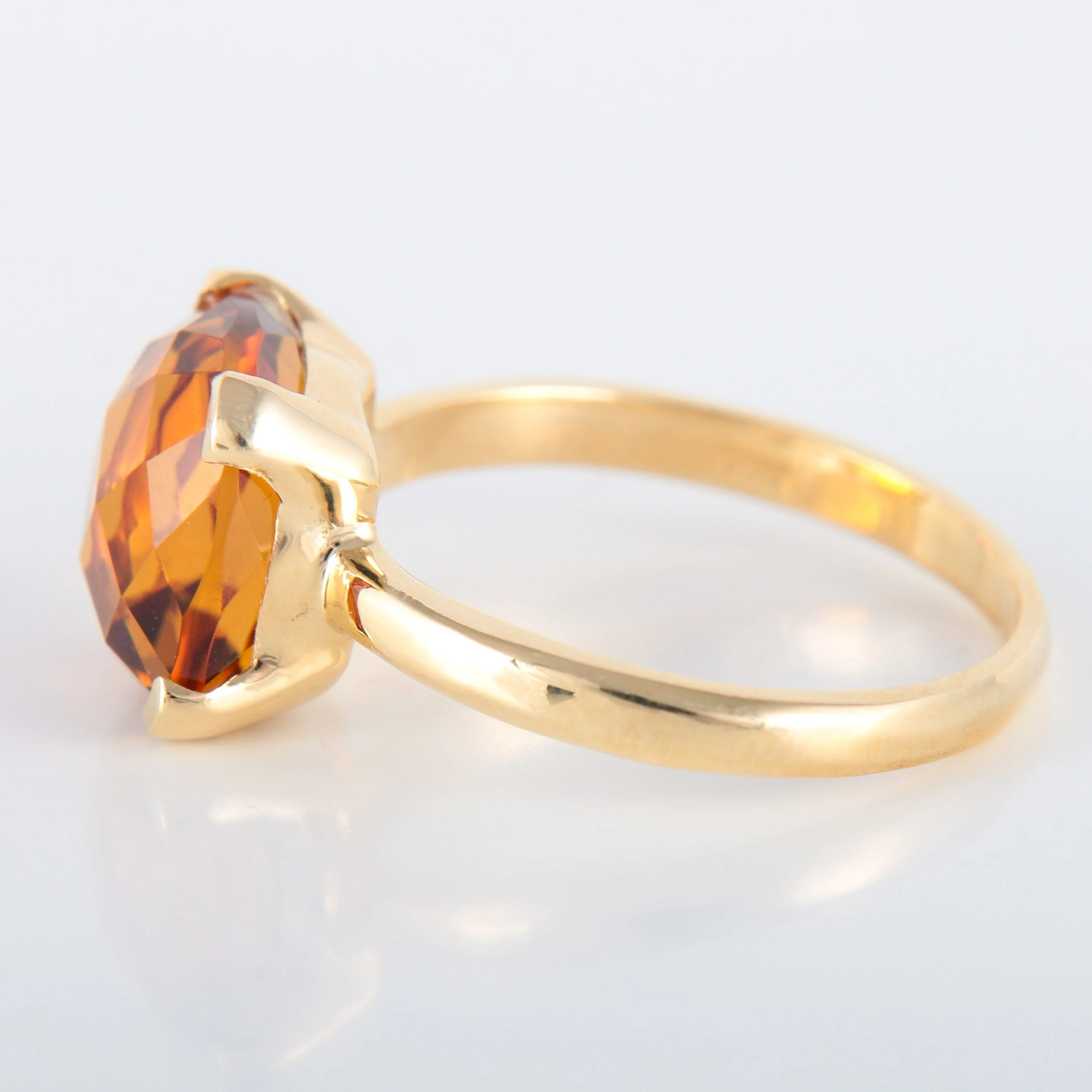 Citrine Solitaire Ring - Image 5