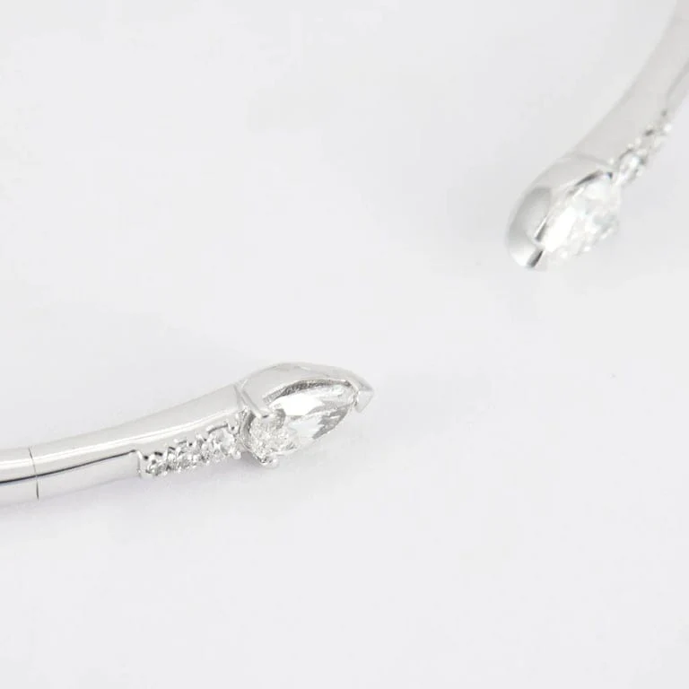 Open articulated bangle bracelet - Image 4