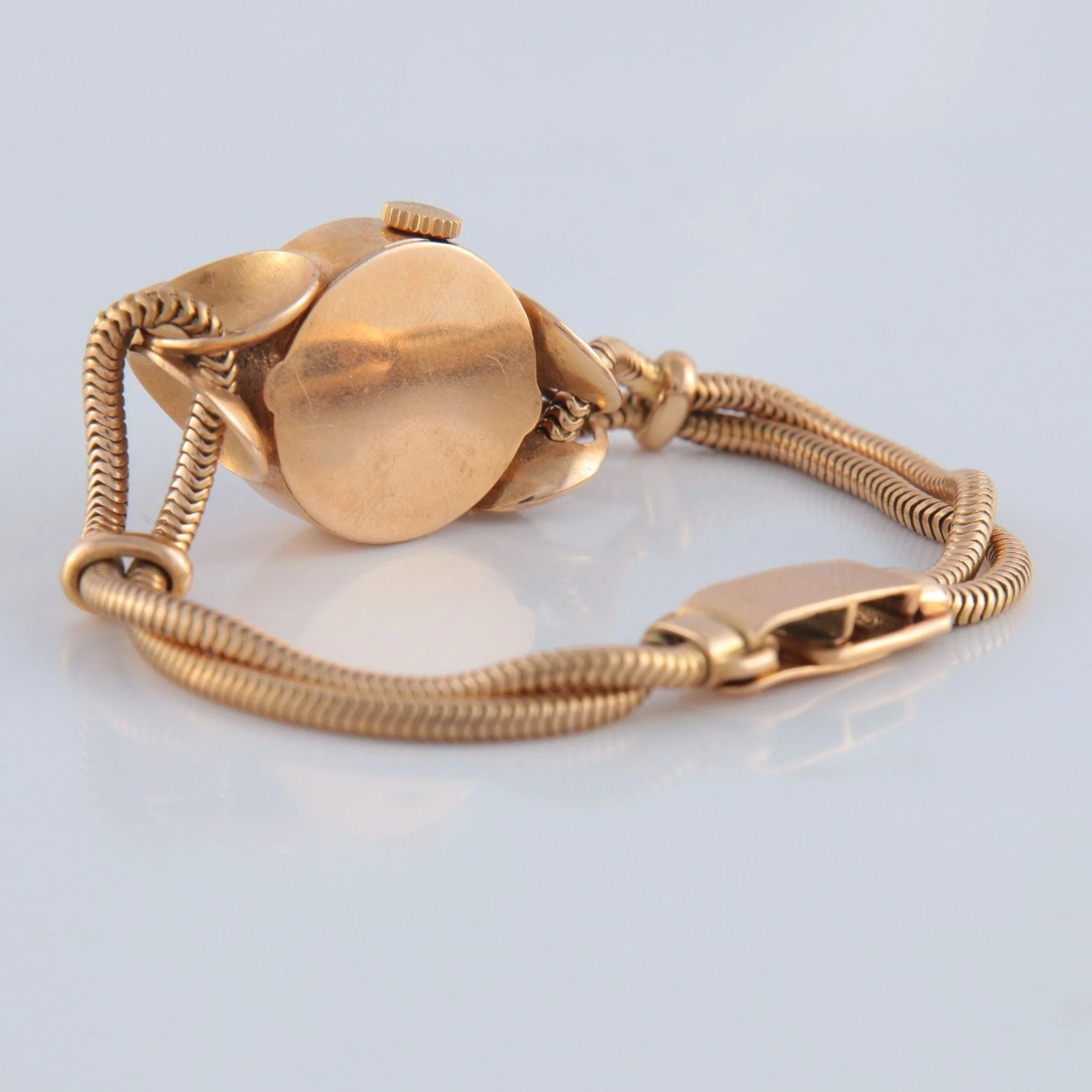 Yellow gold watch - Image 12