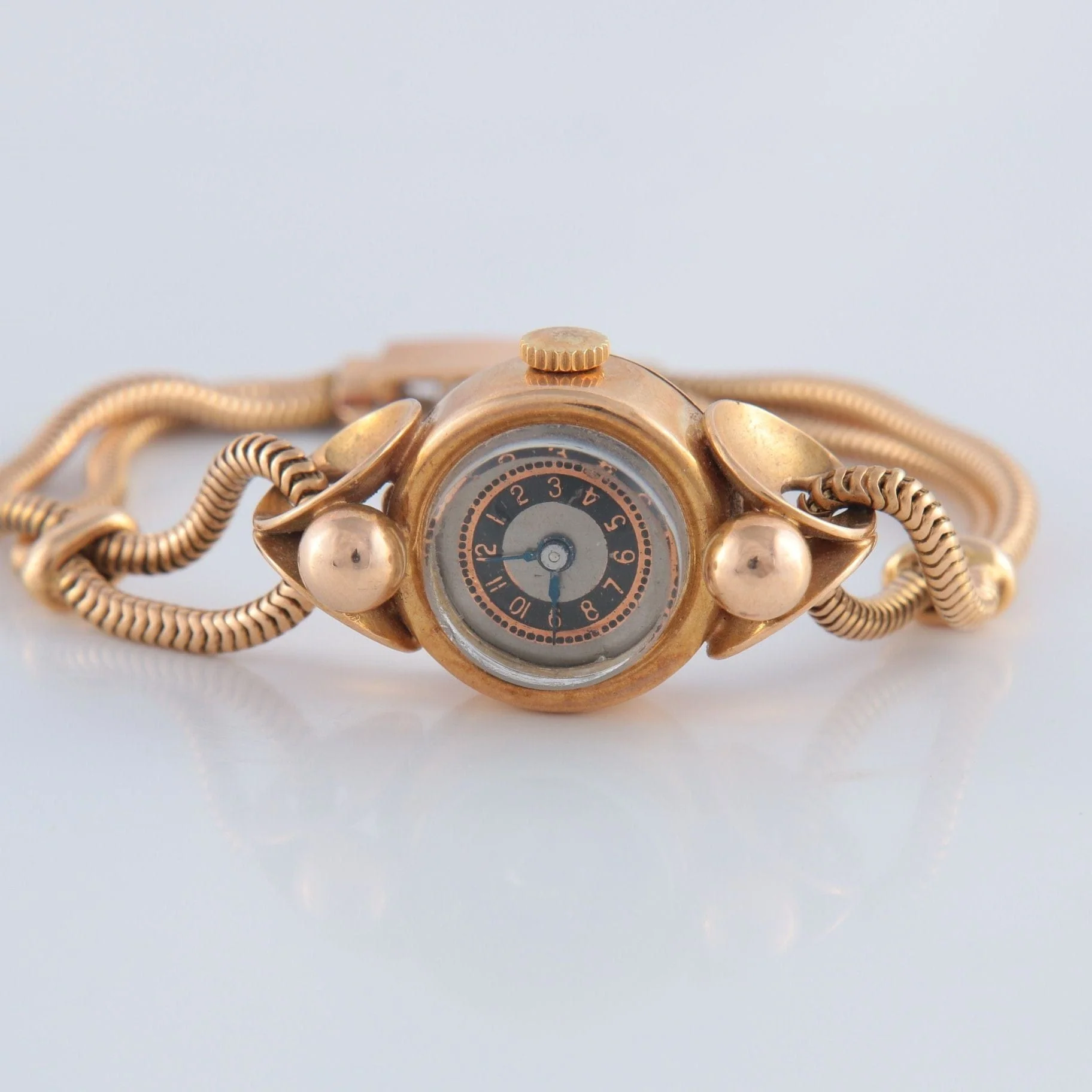 Yellow gold watch - Image 5