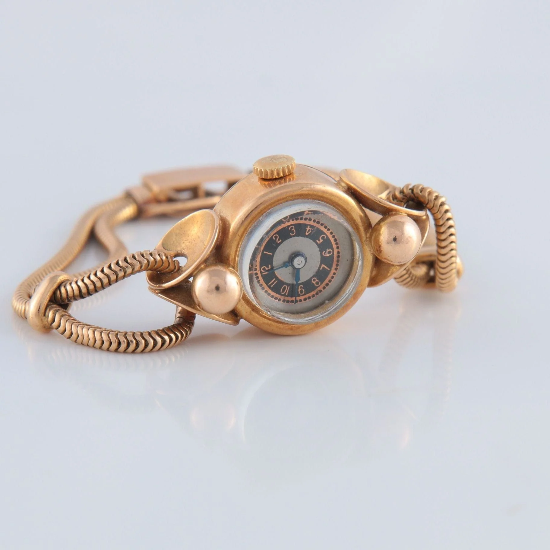 Yellow gold watch - Image 6