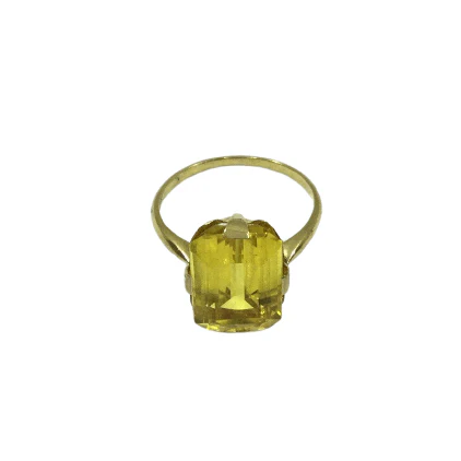 Gold And Citrine Ring