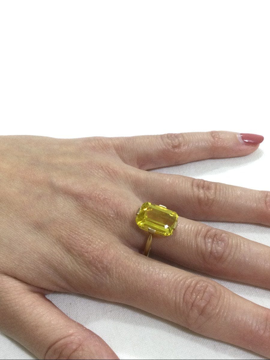 Gold And Citrine Ring - Image 2