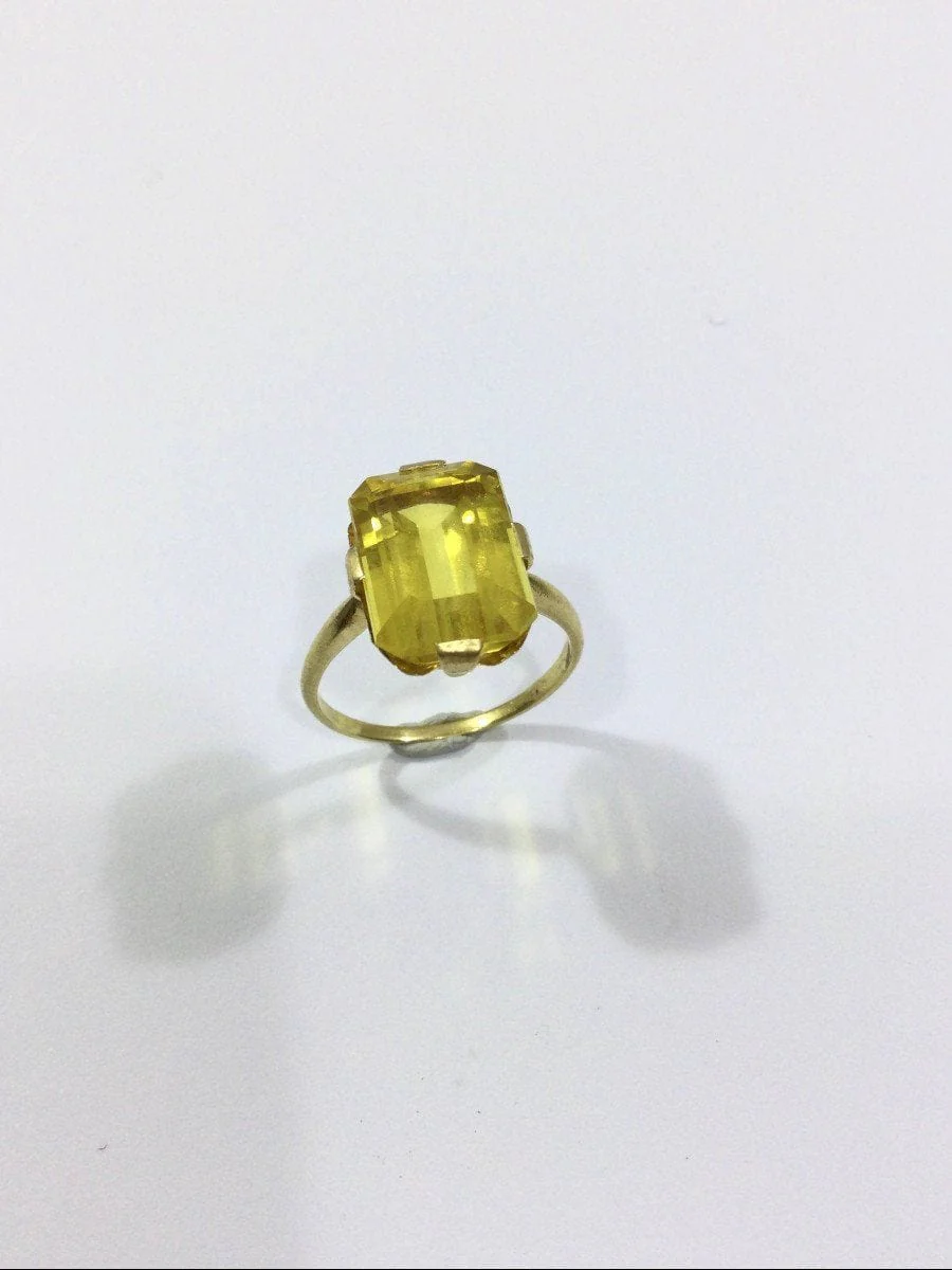 Gold And Citrine Ring - Image 5