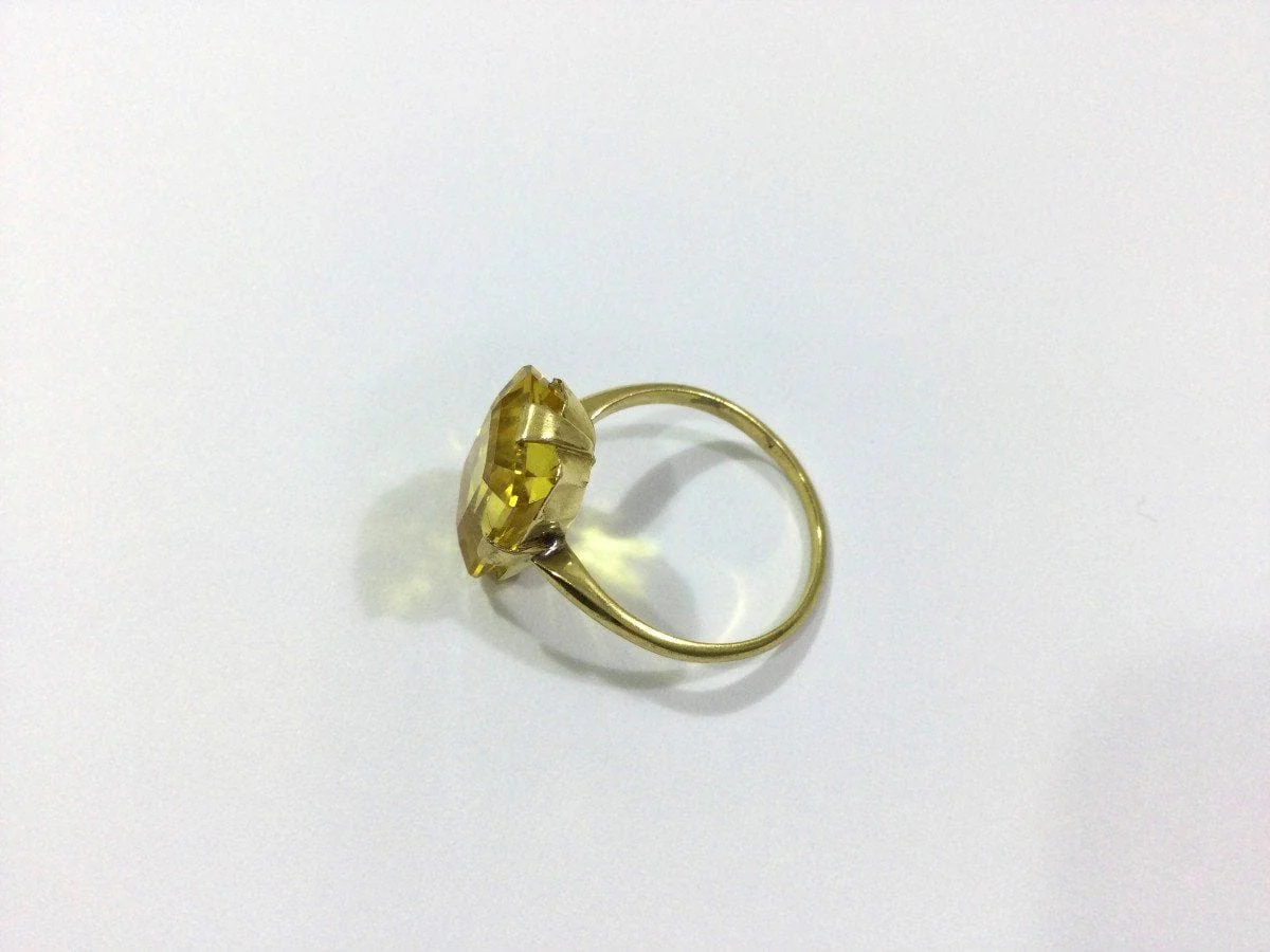 Gold And Citrine Ring - Image 6