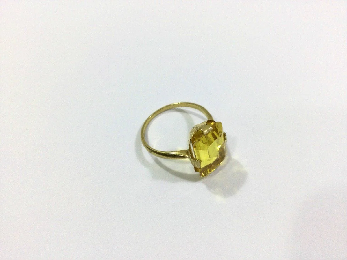 Gold And Citrine Ring - Image 9
