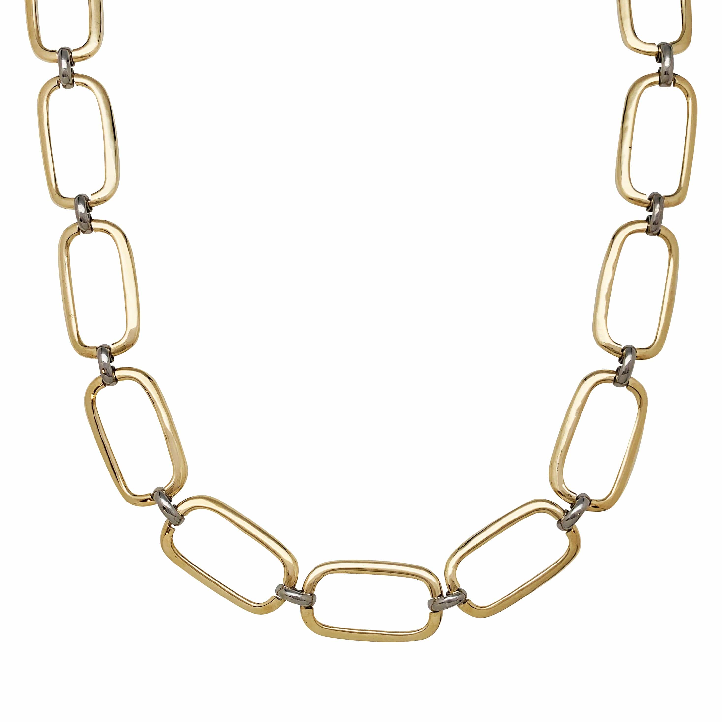Long two gold necklace. - Image 6