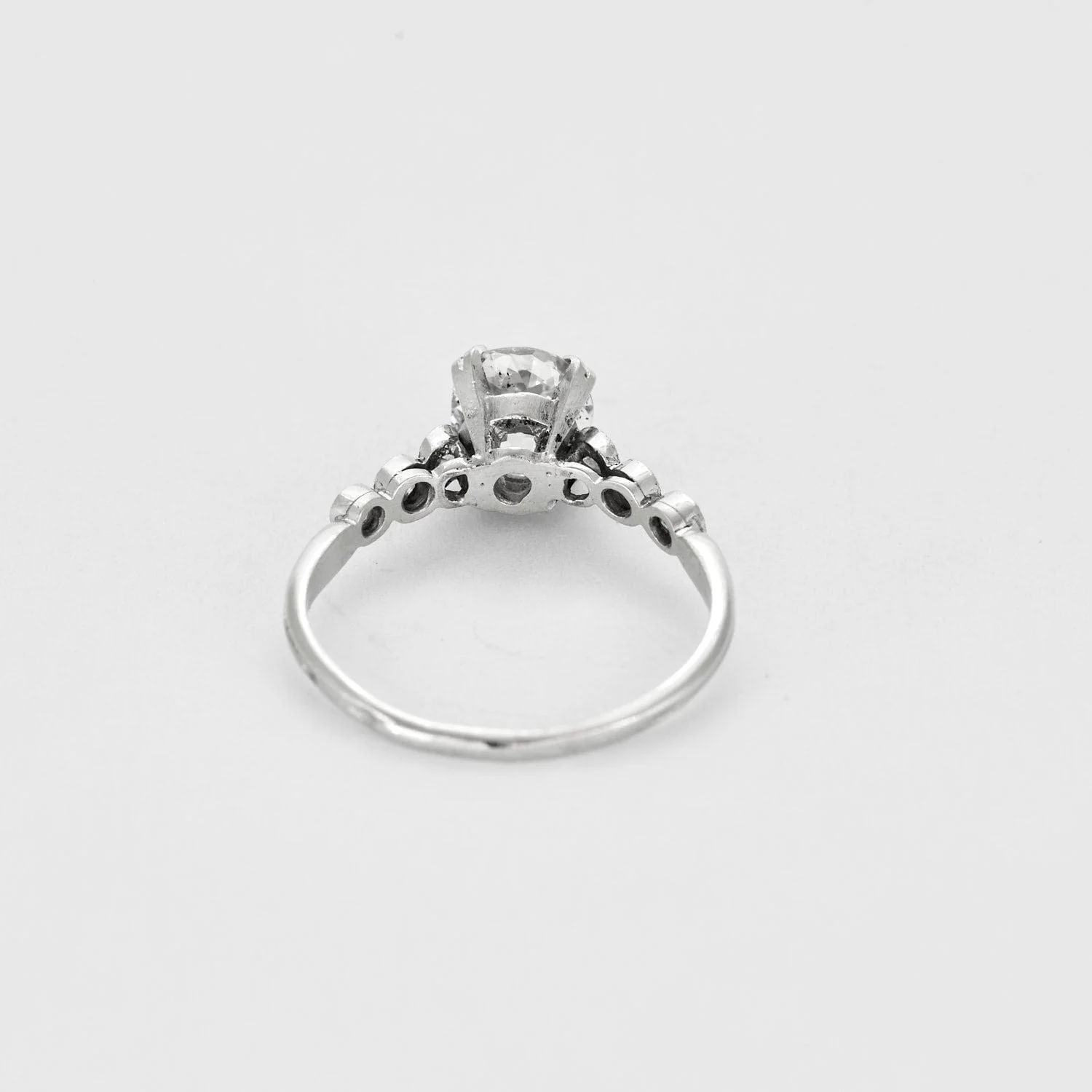 Ring platinum diamond - Image 4