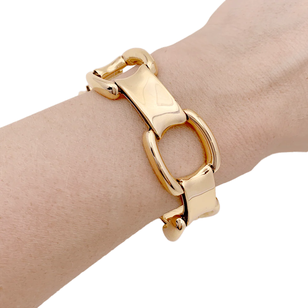 Yellow gold bracelet. - Image 5