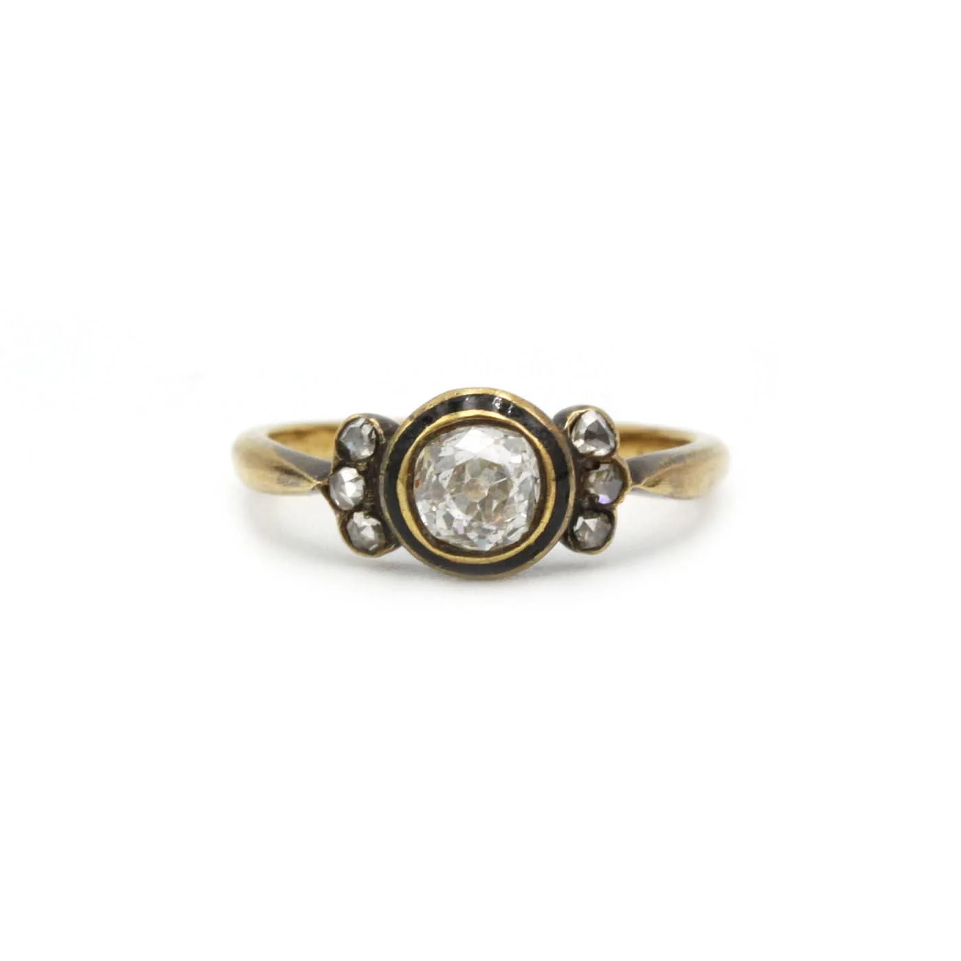 Ring - Yellow gold and diamonds