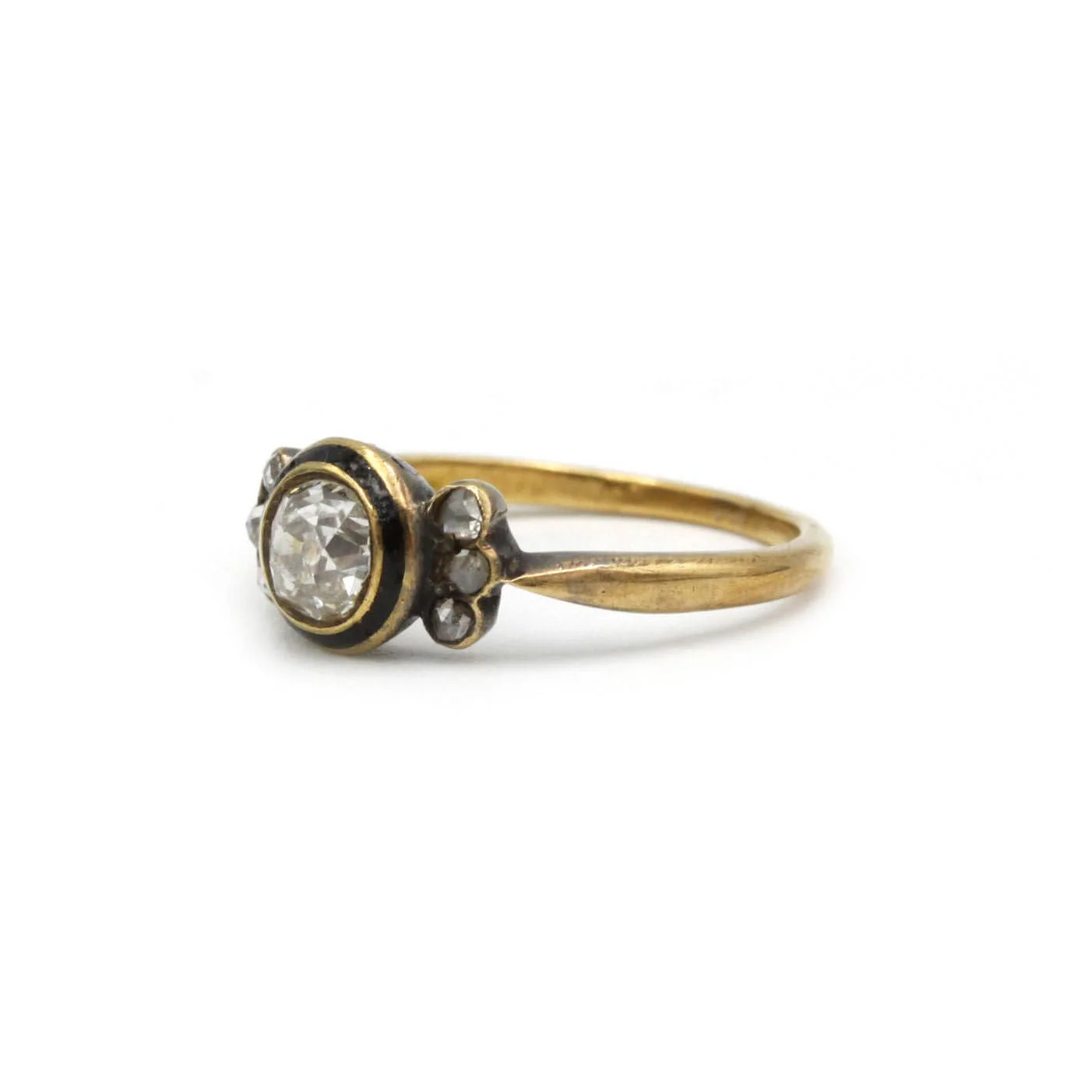 Ring - Yellow gold and diamonds - Image 2