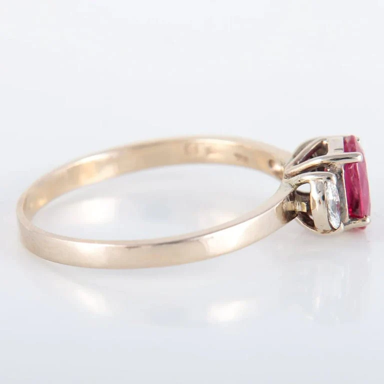 Shouldered Ruby Ring - Image 6