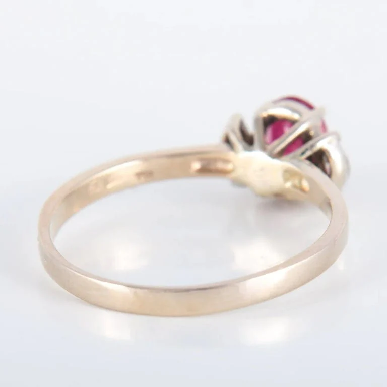 Shouldered Ruby Ring - Image 8