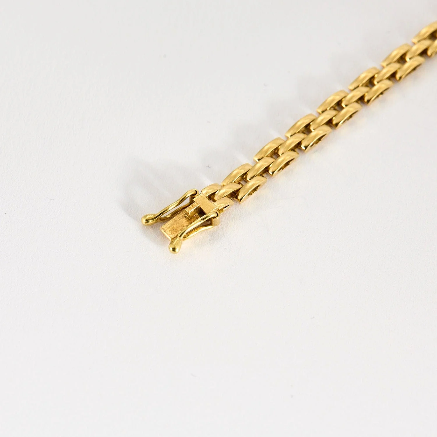 Prestige yellow gold and fine stone bracelet - Image 3