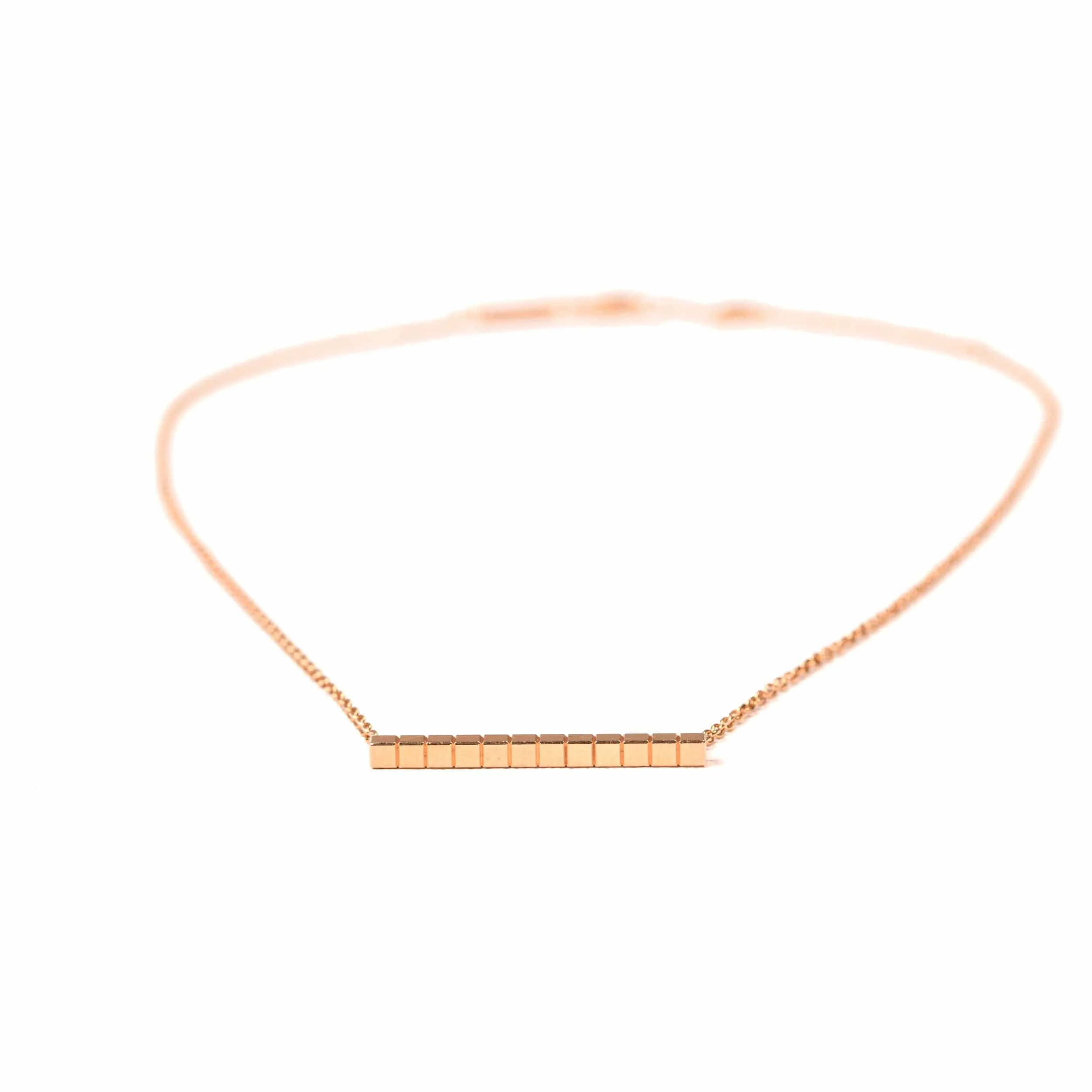 CHOPARD-Necklace Ice Cube pink gold - Image 3