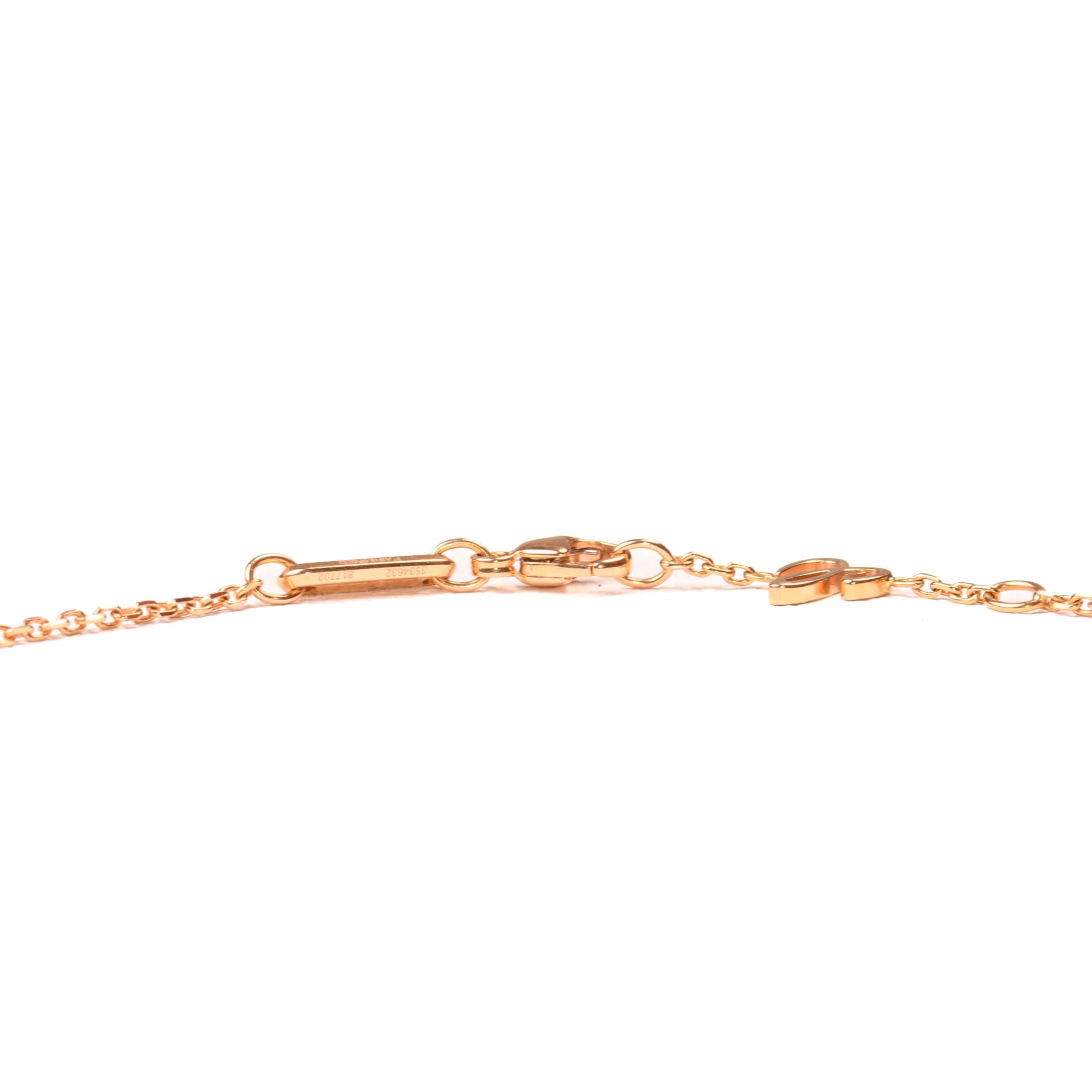 CHOPARD-Necklace Ice Cube pink gold - Image 4